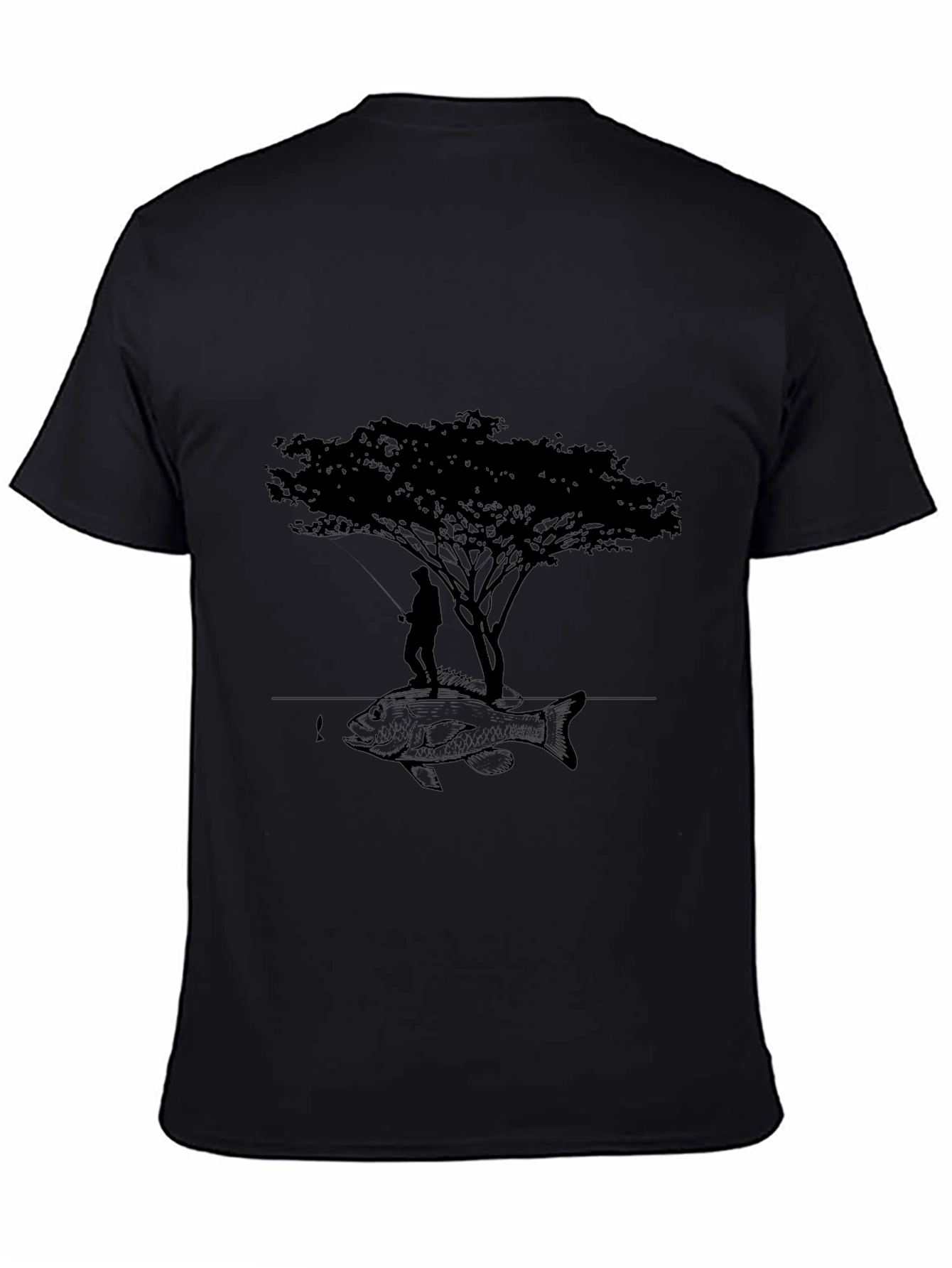 Fishing Tree Graphic Tee