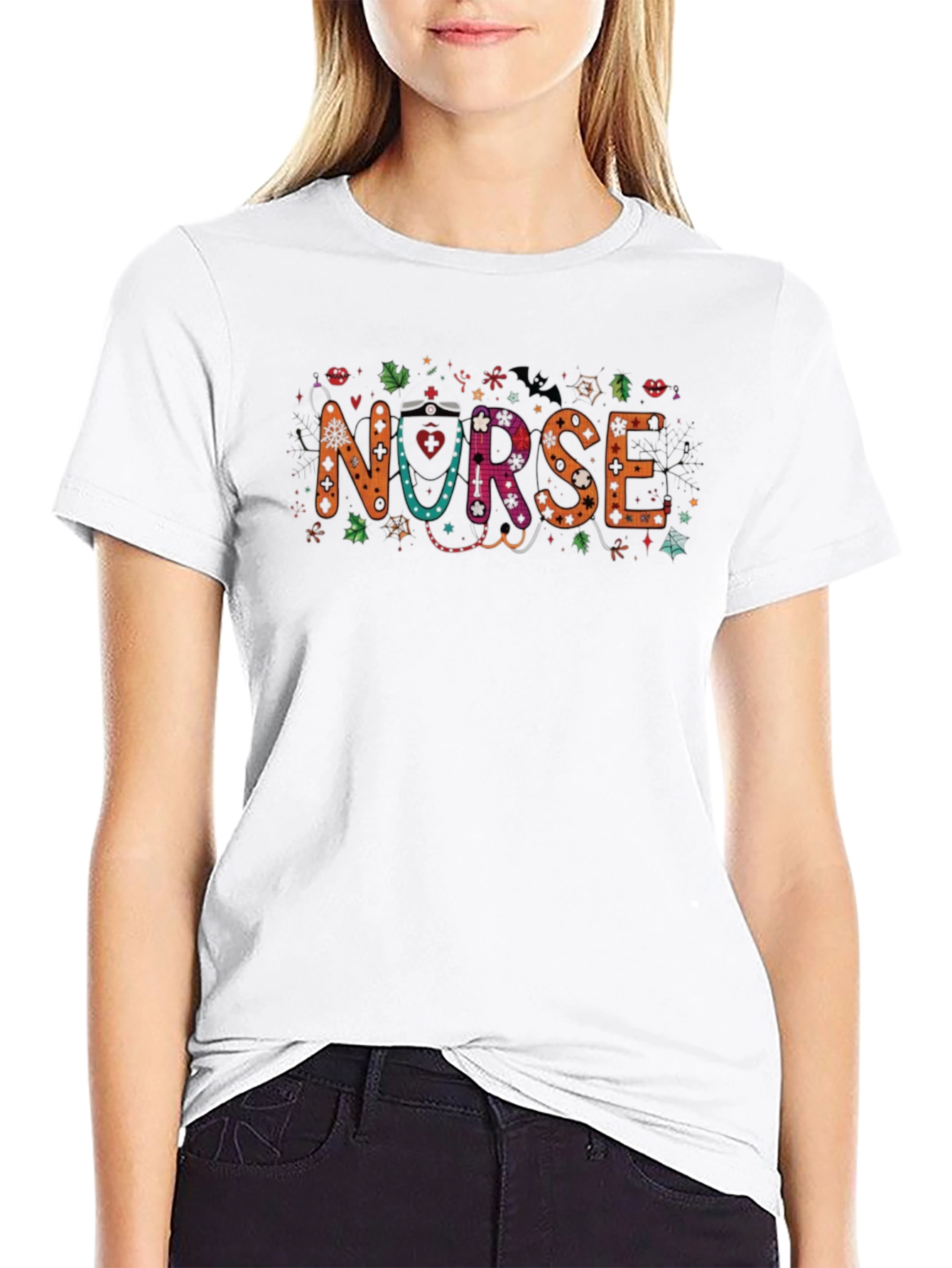 Nurse Halloween Graphic T-Shirt
