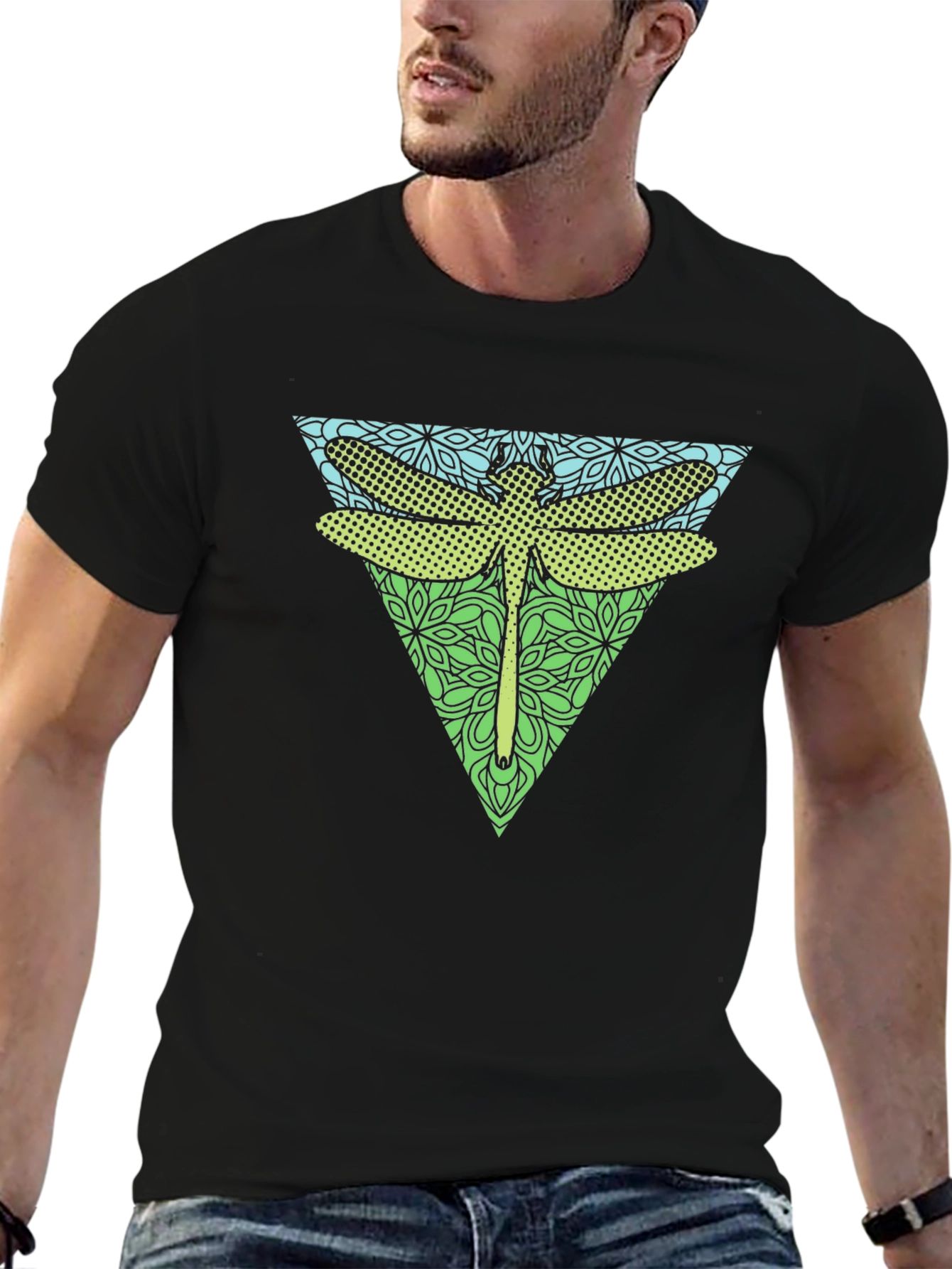 Dragonfly Graphic Tee - Nature Inspired Design