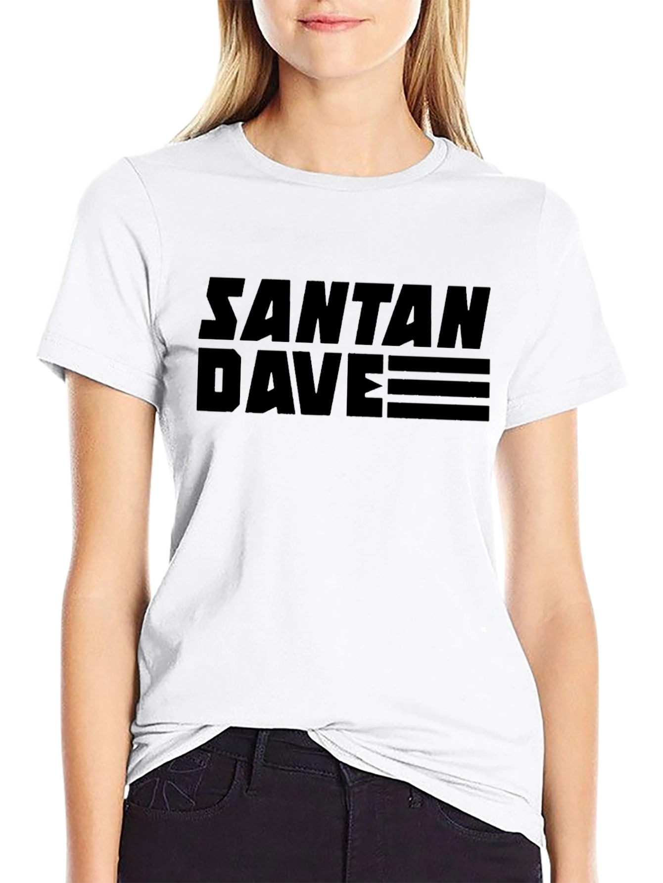 Santan Dave Black T-Shirt - Modern Style