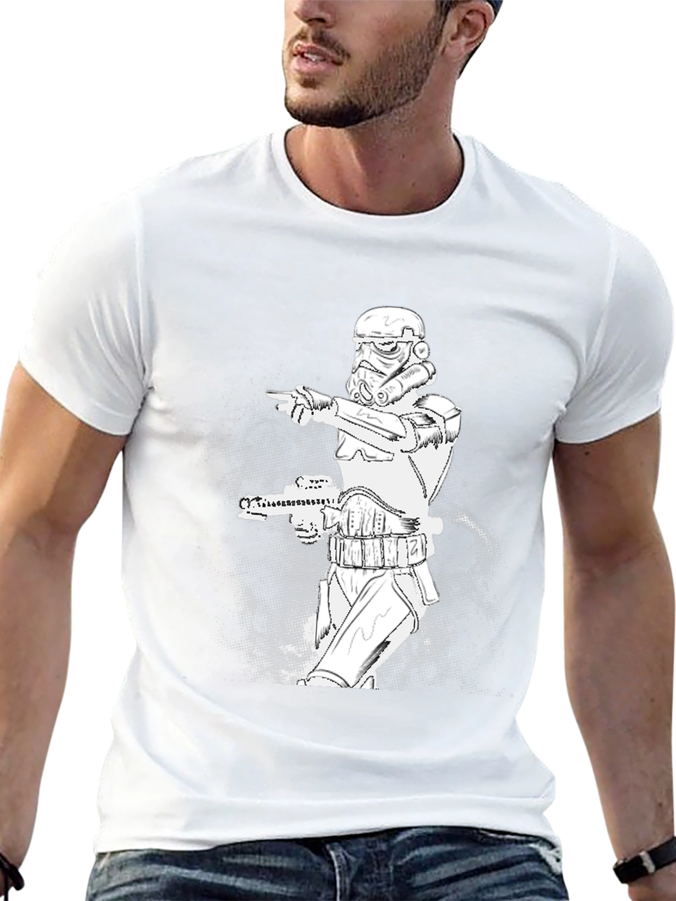 Stormtrooper Graphic Tee - Classic Sci-Fi Style