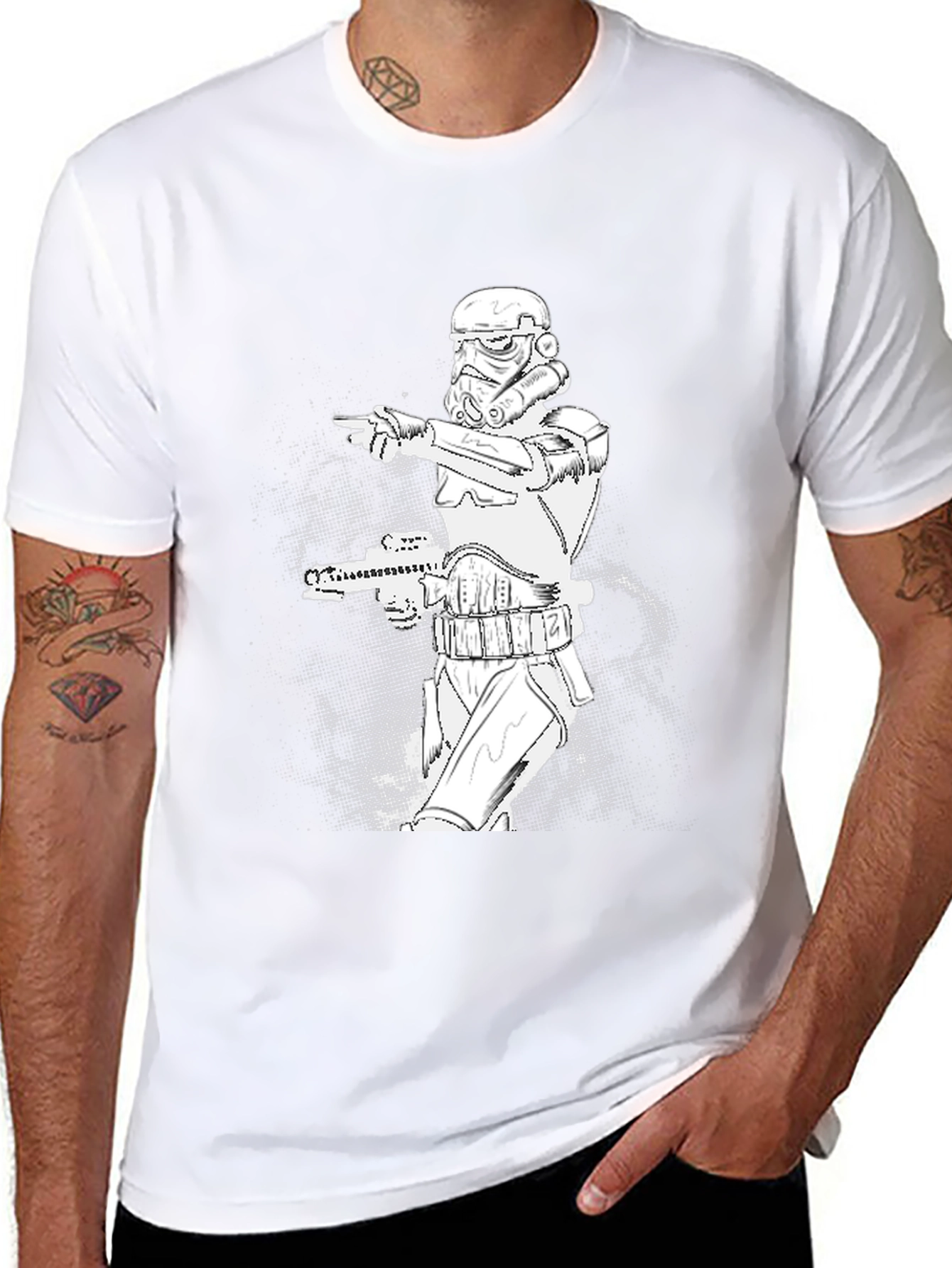 Stormtrooper Graphic Tee - Classic Sci-Fi Style