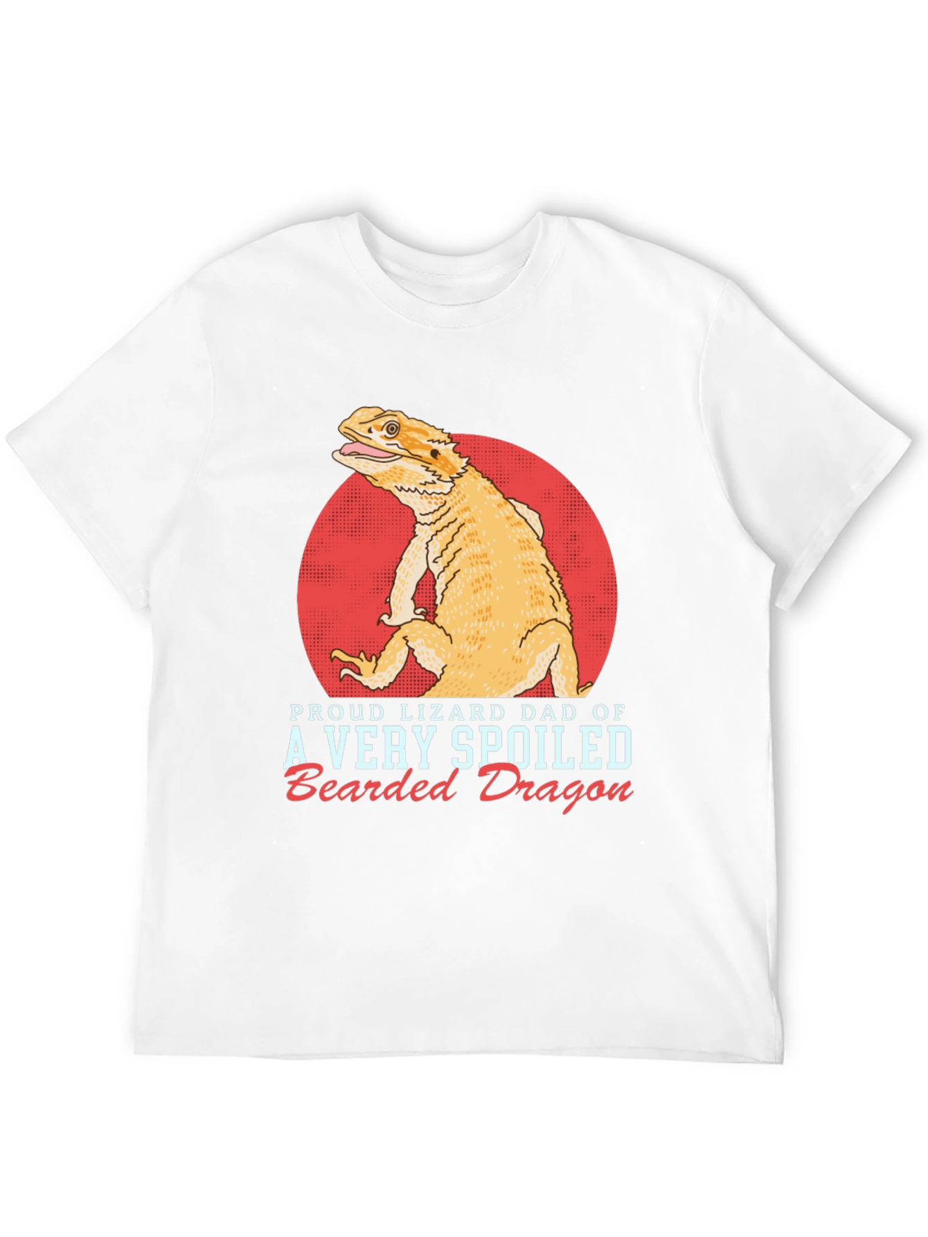 Proud Lizard Dad Bearded Dragon Graphic Tee