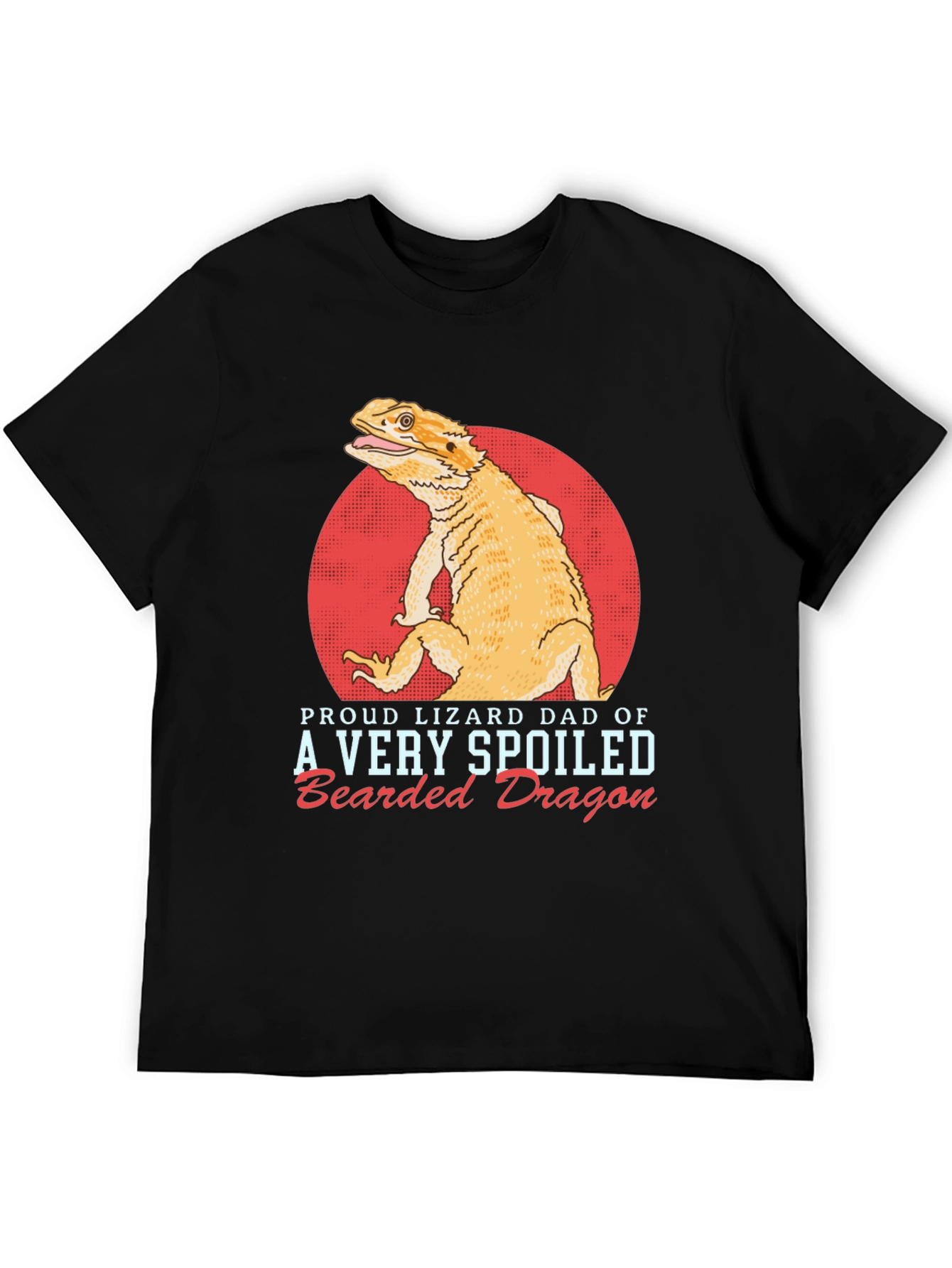 Proud Lizard Dad Bearded Dragon Graphic Tee