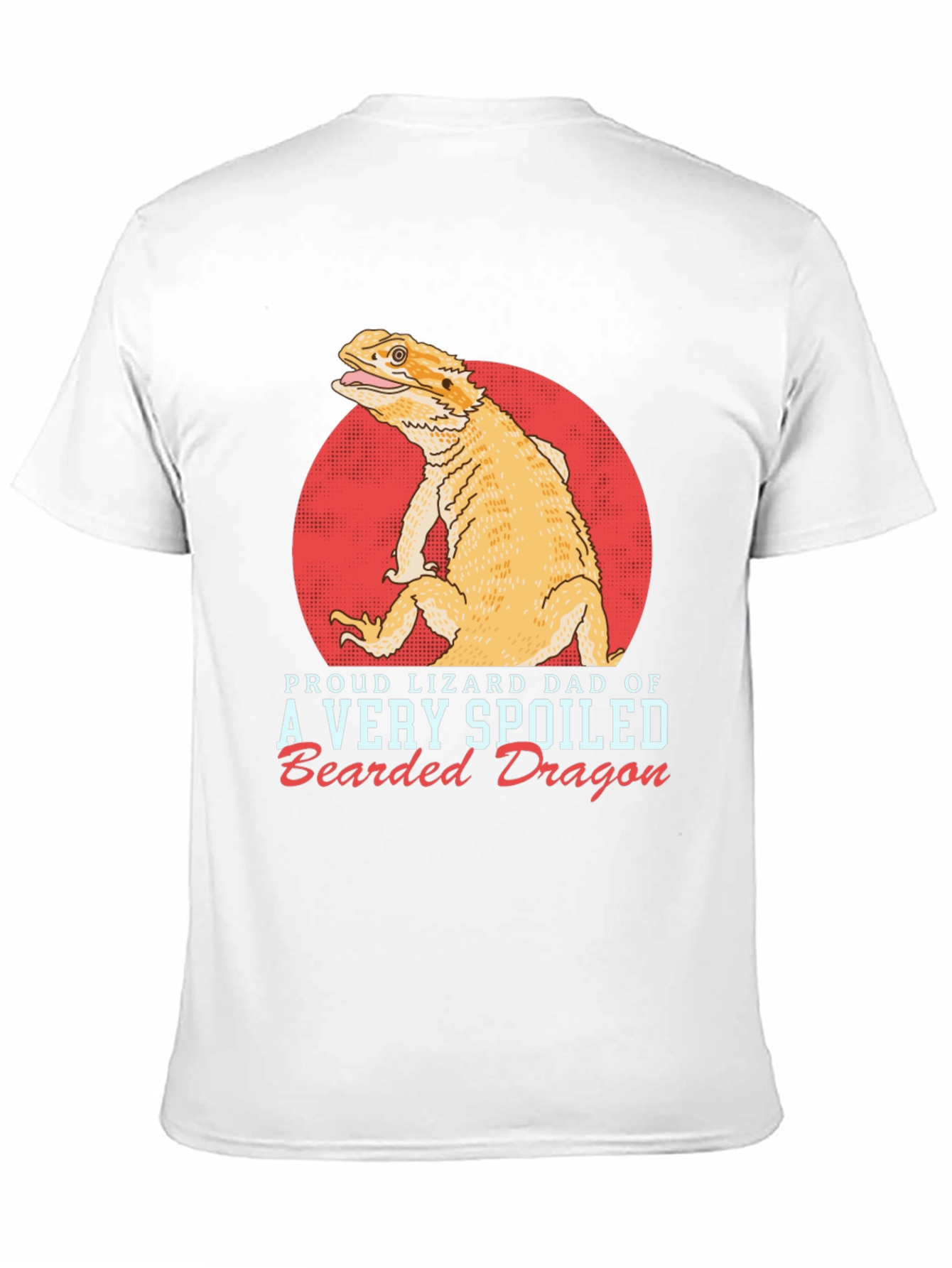 Proud Lizard Dad Bearded Dragon Graphic Tee