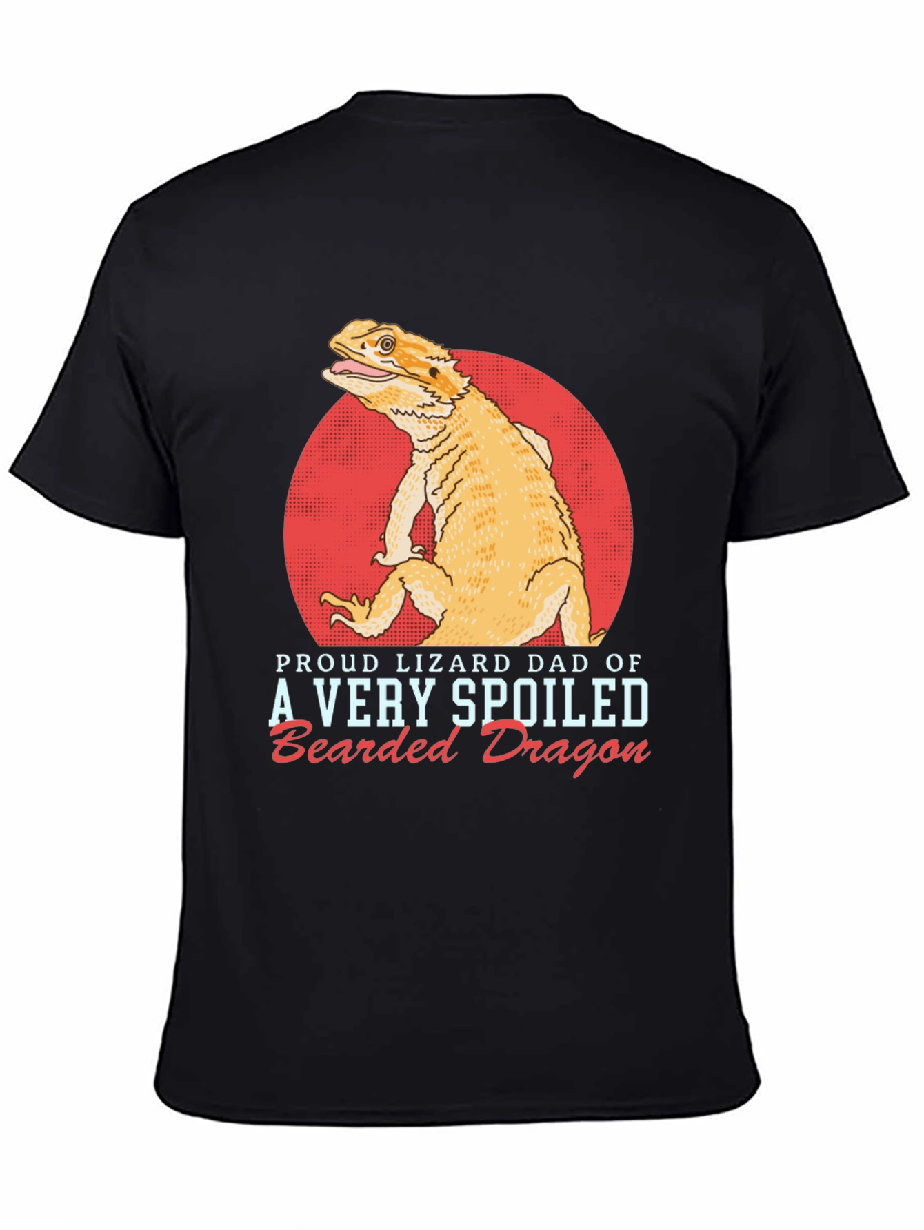 Proud Lizard Dad Bearded Dragon Graphic Tee