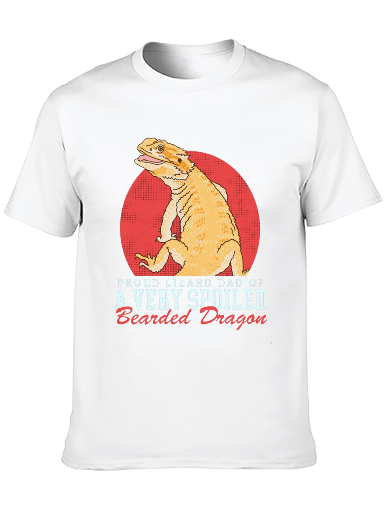 Proud Lizard Dad Bearded Dragon Graphic Tee