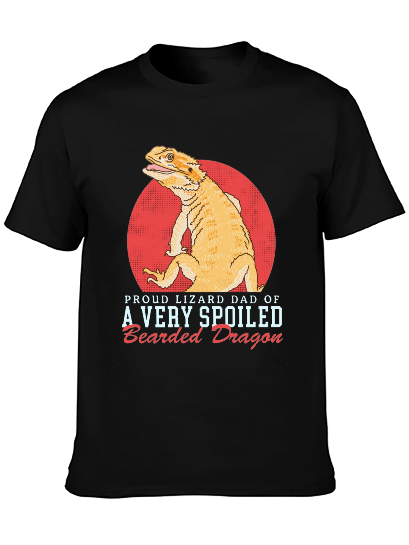 Proud Lizard Dad Bearded Dragon Graphic Tee