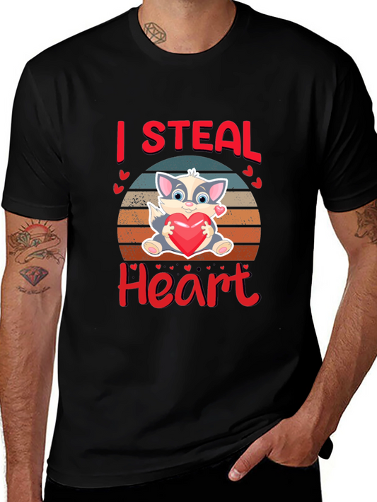 I Steal Heart Valentines Day T-Shirt