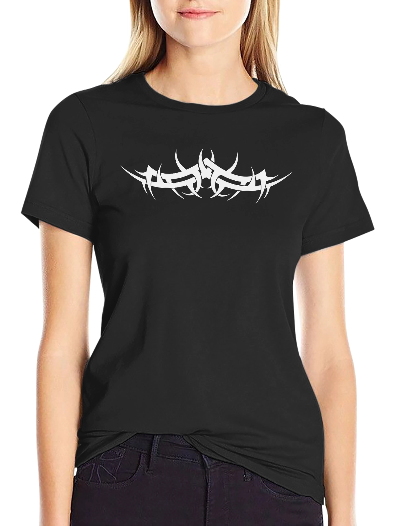 Tribal Graphic Black T-Shirt