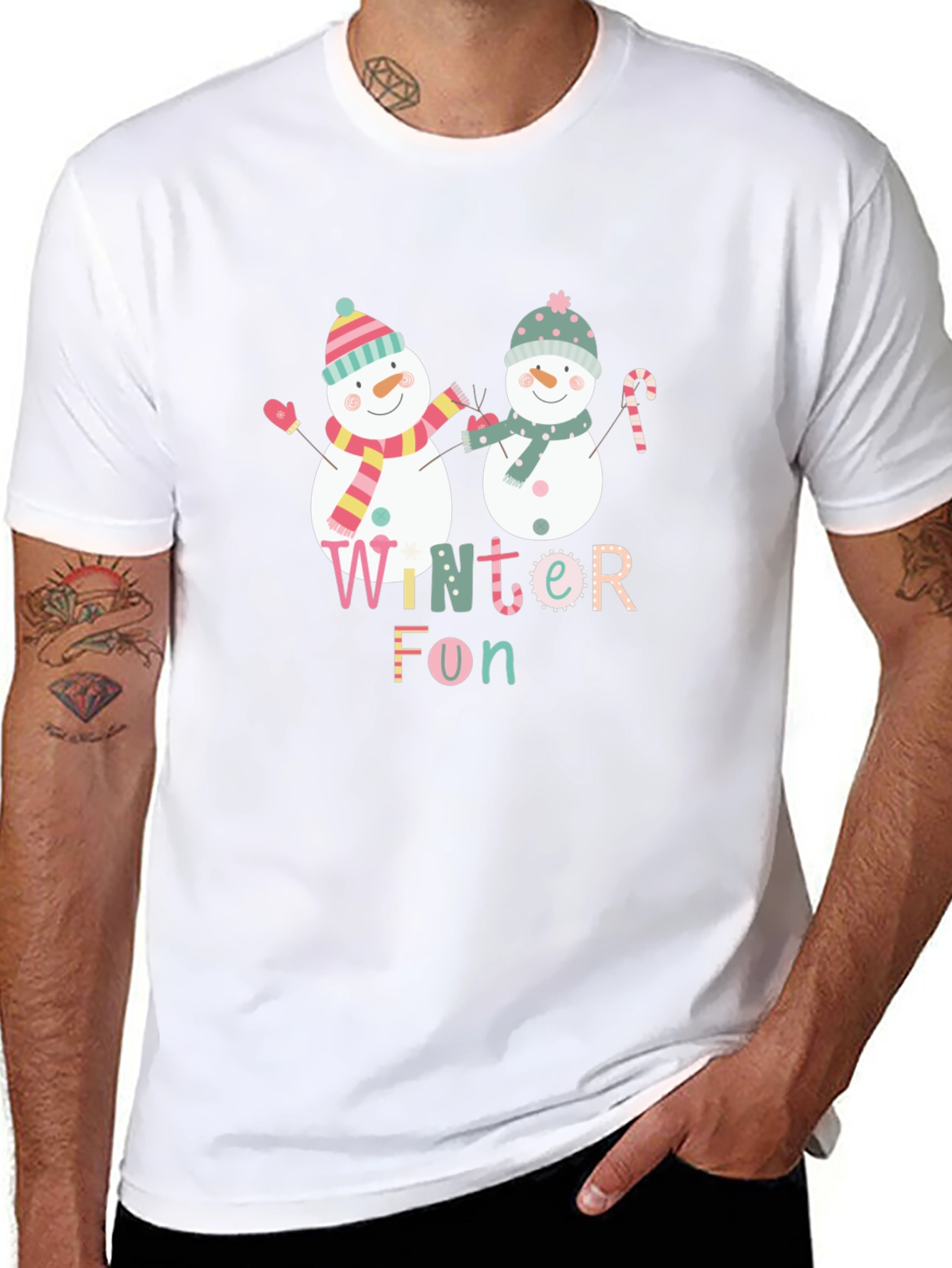 Winter Fun Snowmen Graphic Tee