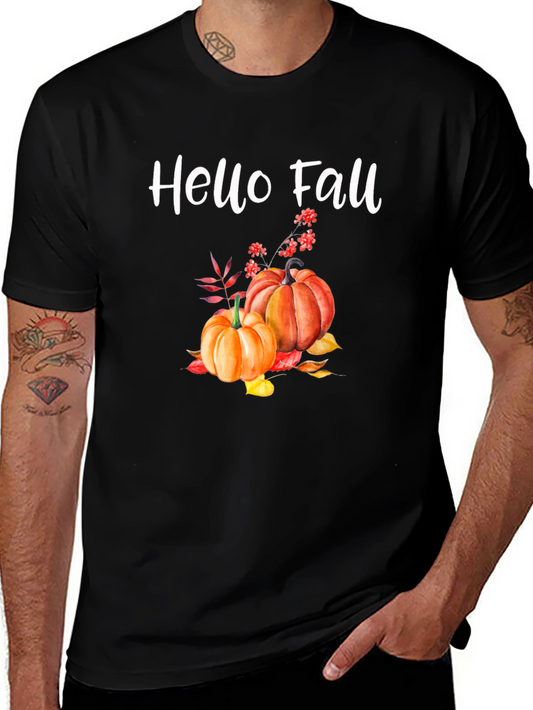 Hello Fall Pumpkin T-Shirt