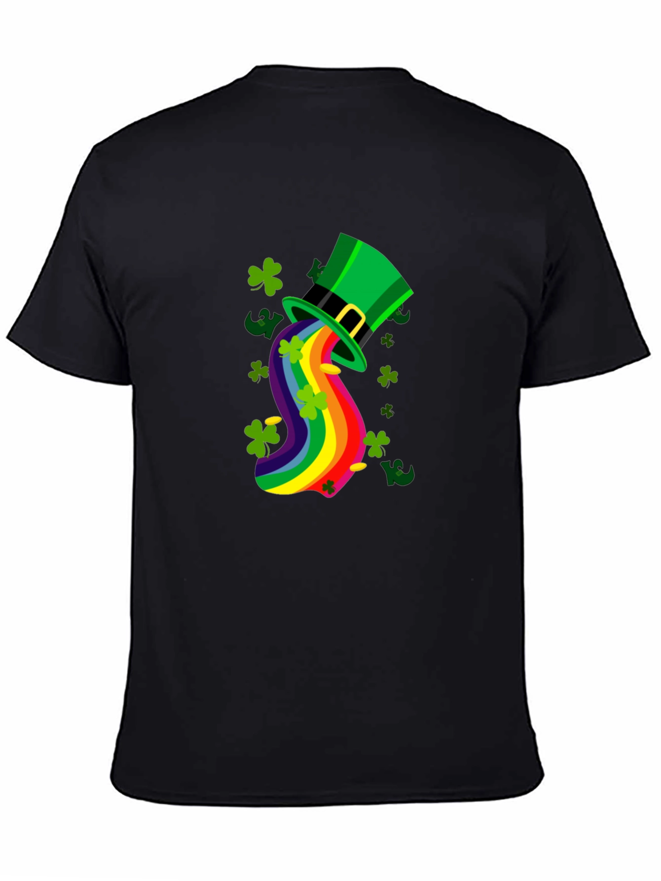 St. Patricks Day Rainbow Hat Tee