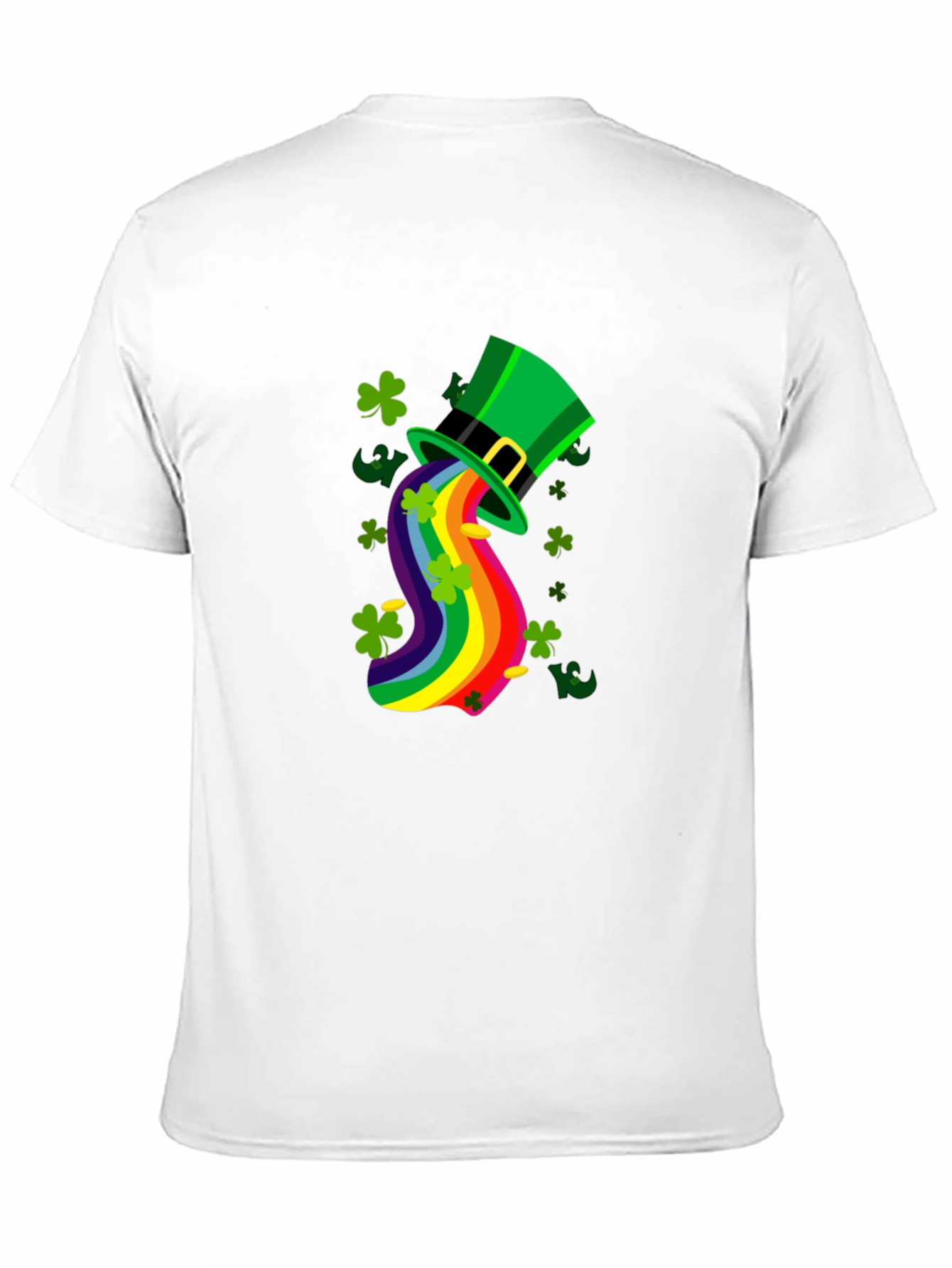 St. Patricks Day Rainbow Hat Tee
