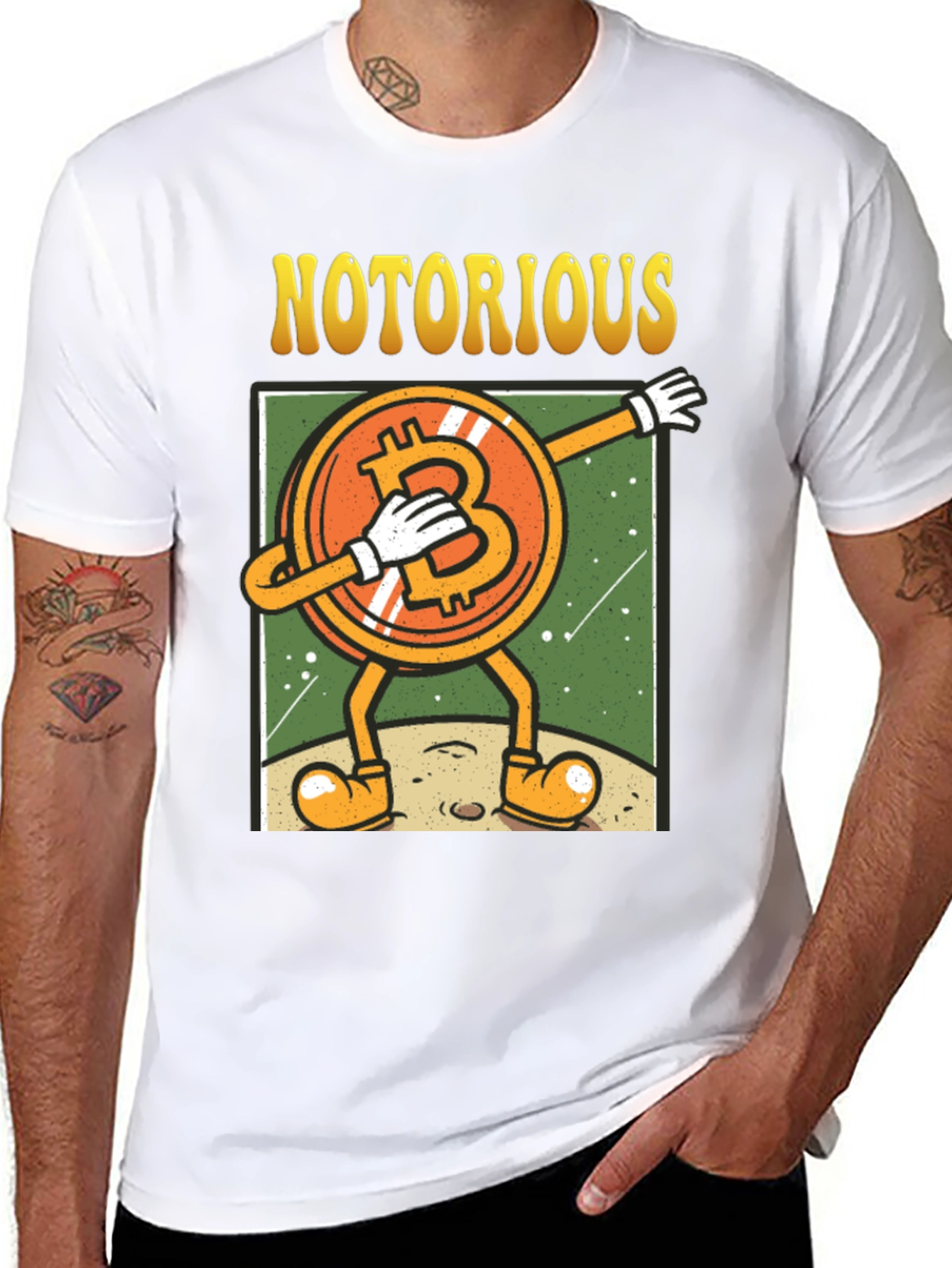 Notorious Bitcoin Dab T-Shirt