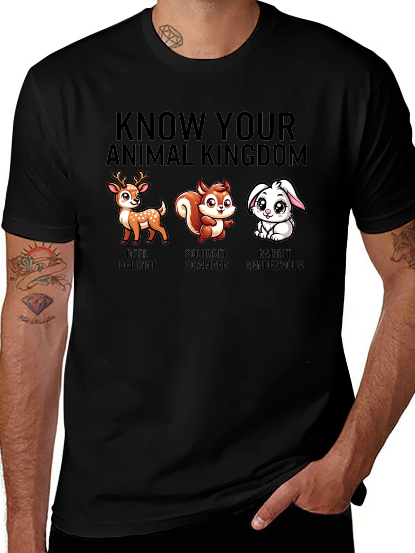 Know Your Animal Kingdom Graphic Tee