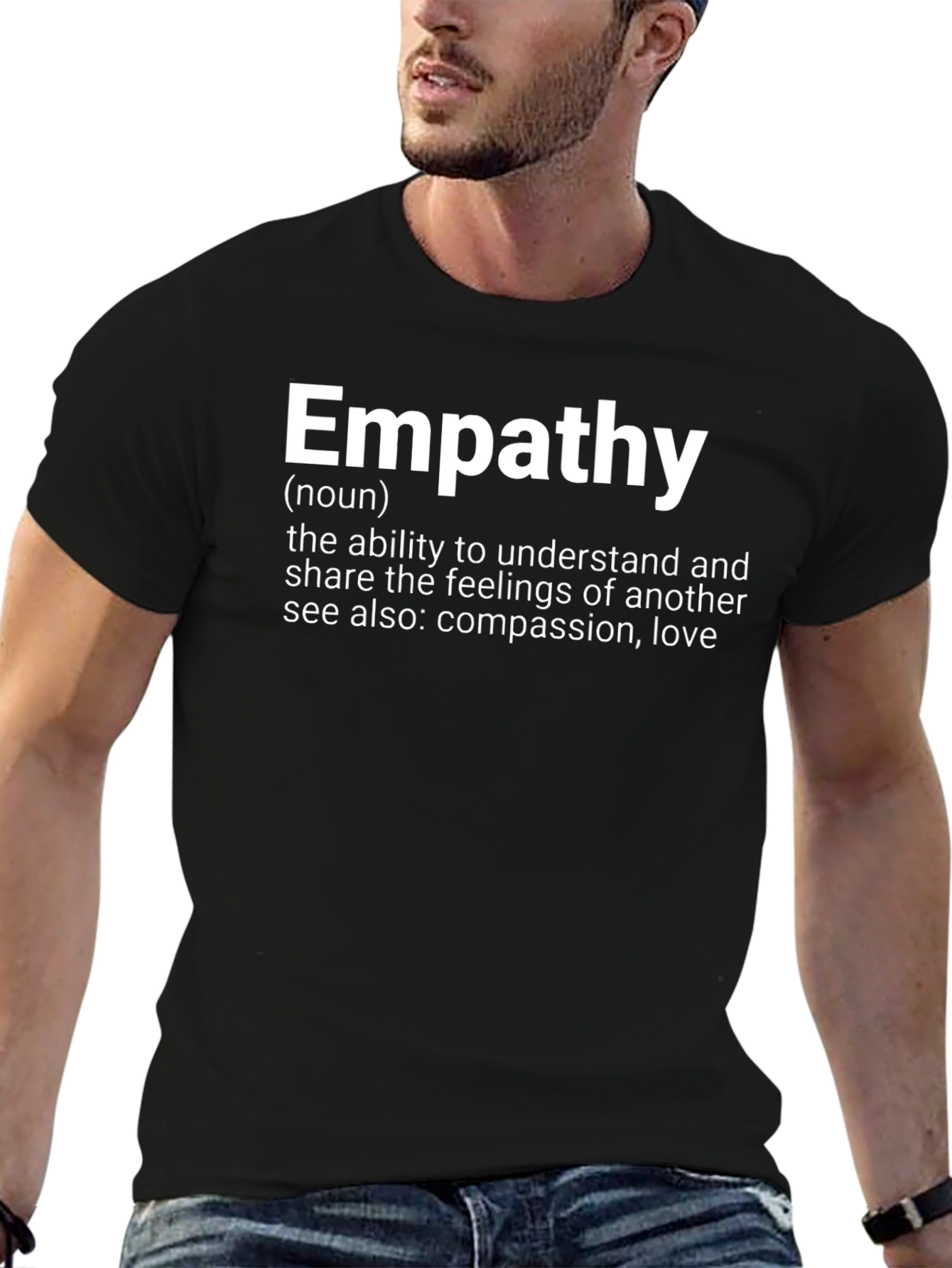 Empathy Definition Black T-Shirt