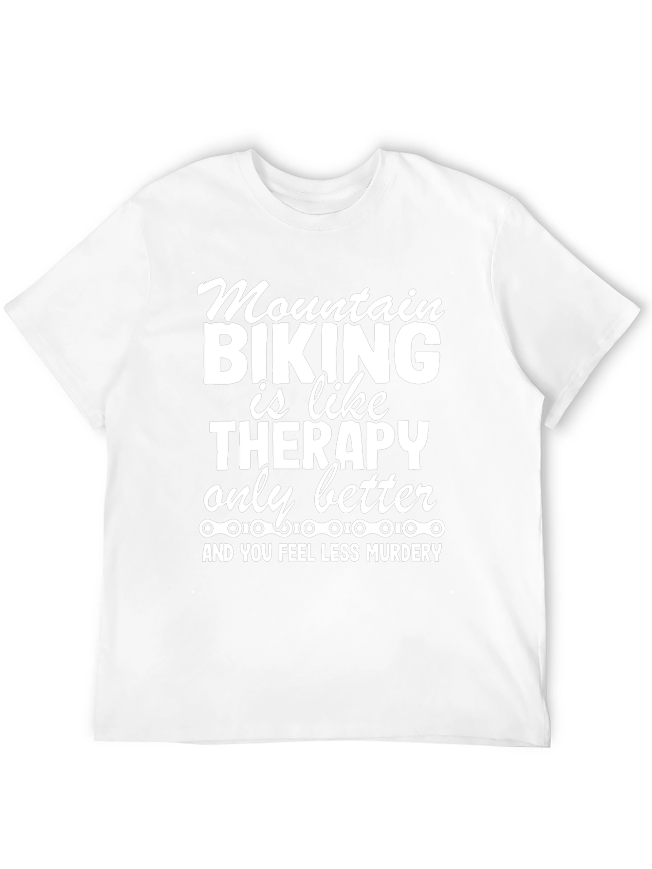 Mountain Biking Therapy T-Shirt - Funny Biker Tee