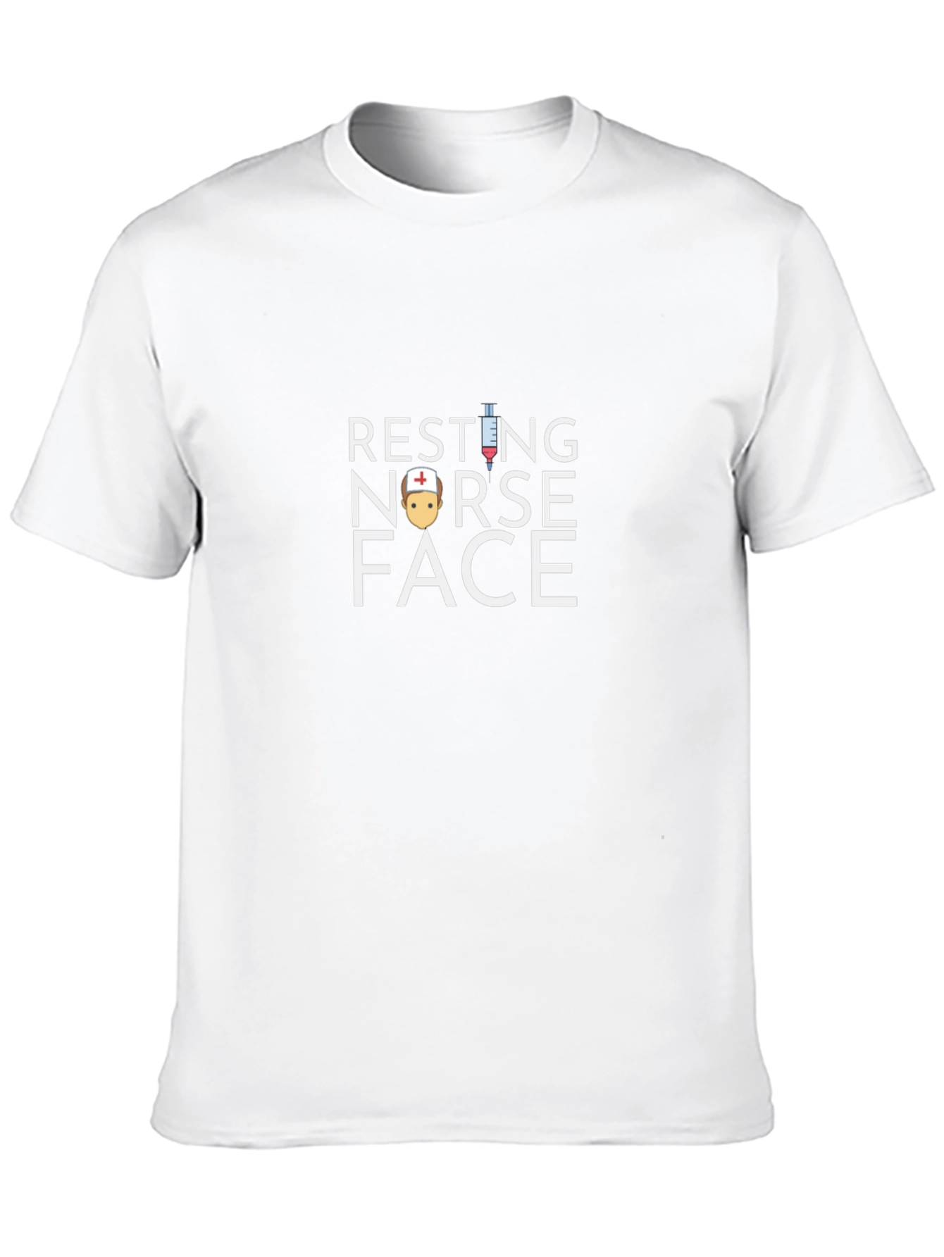 Resting Nurse Face Graphic T-Shirt