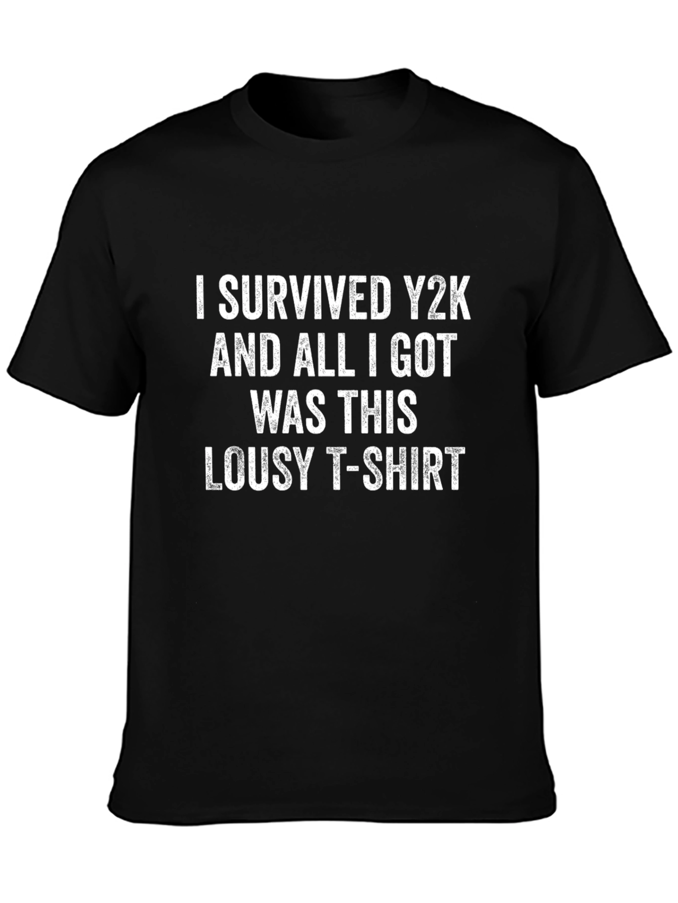 I Survived Y2K Funny Graphic T-Shirt