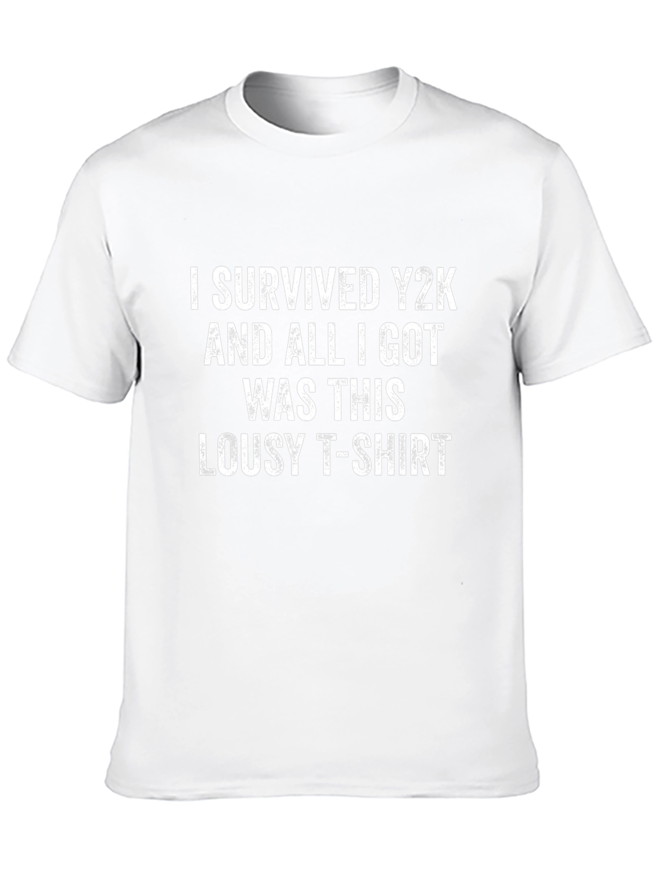I Survived Y2K Funny Graphic T-Shirt