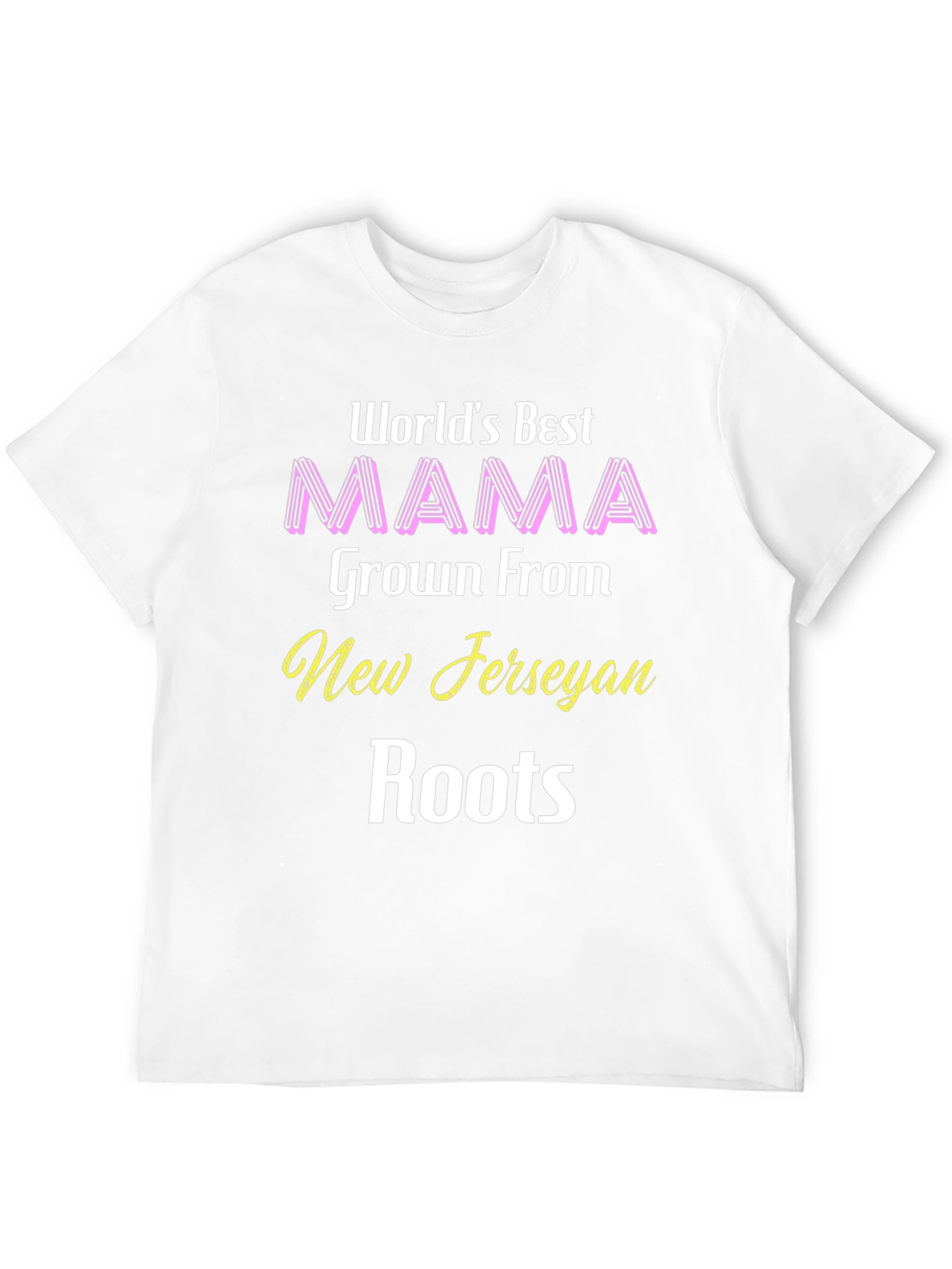 Worlds Best New Jersey Mama T-Shirt