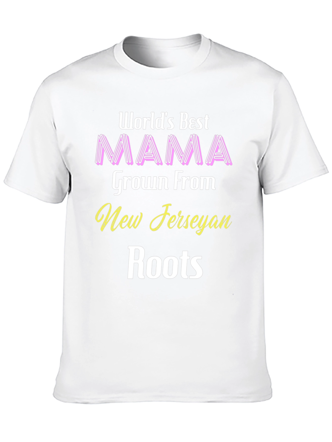 Worlds Best New Jersey Mama T-Shirt