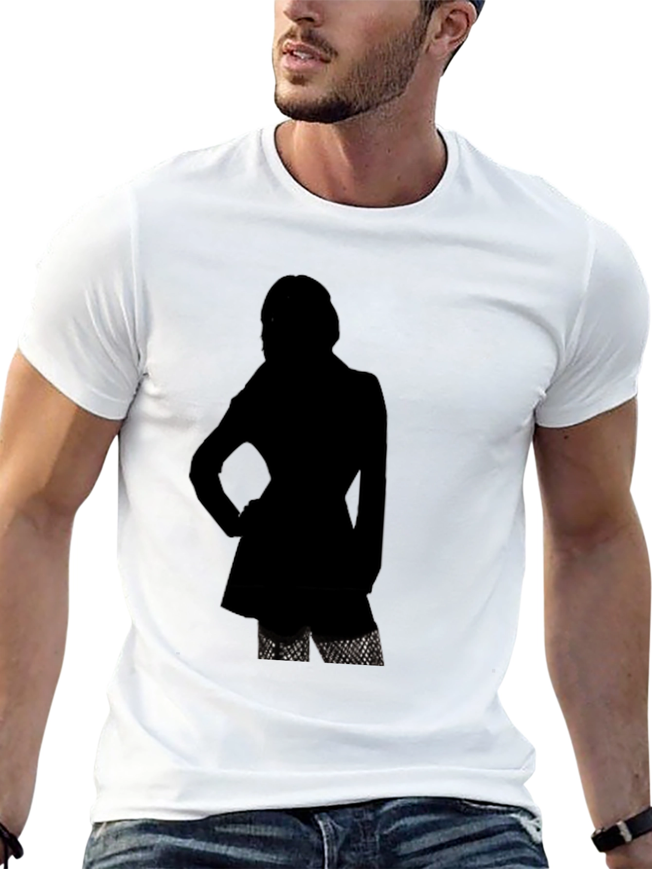 Silhouette Graphic Tee - Rock Star Style