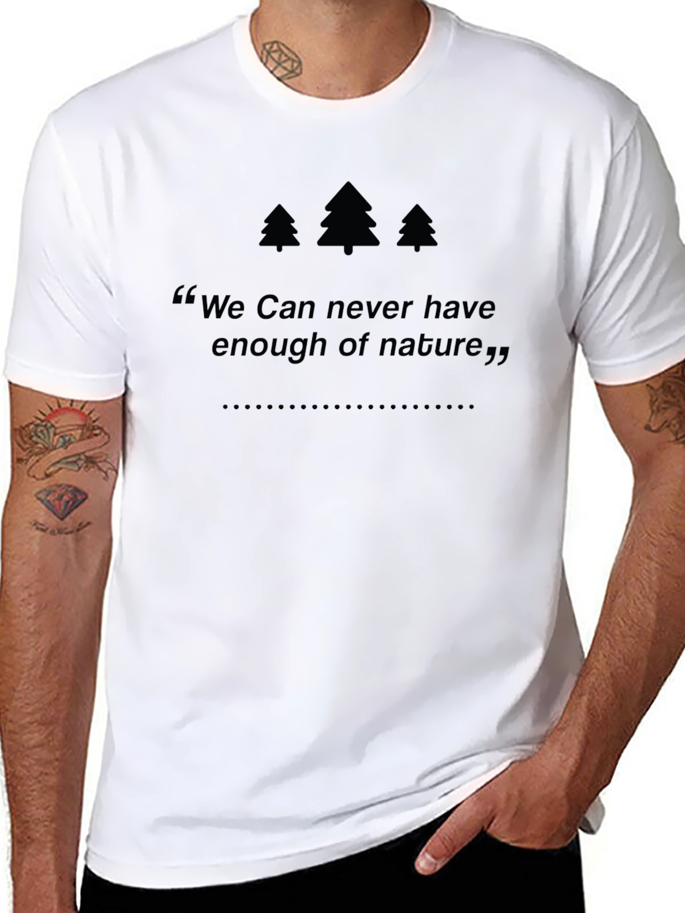 Nature Quote Graphic Tee - Unisex Soft Style