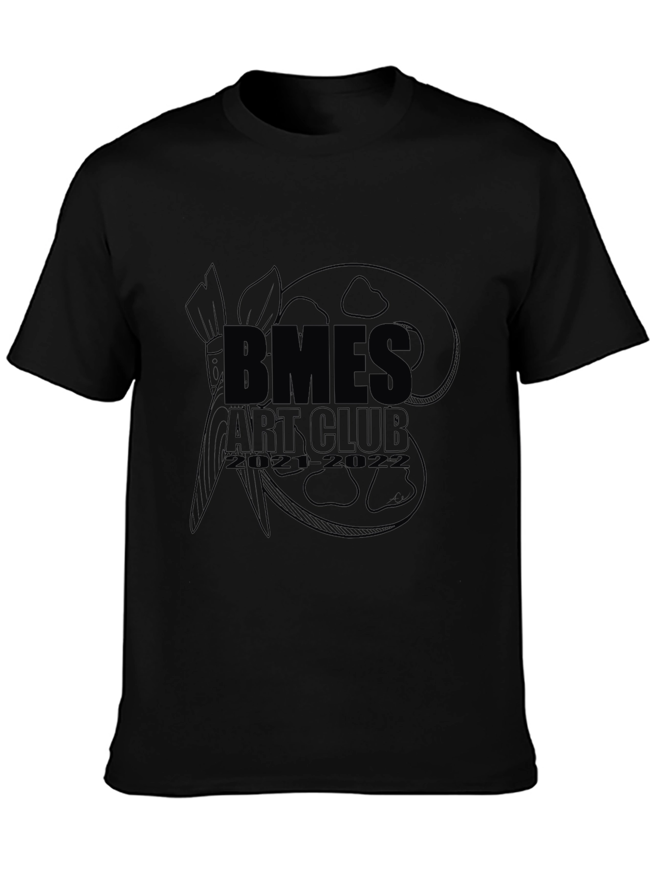 Black BMES Art Club Graphic T-Shirt