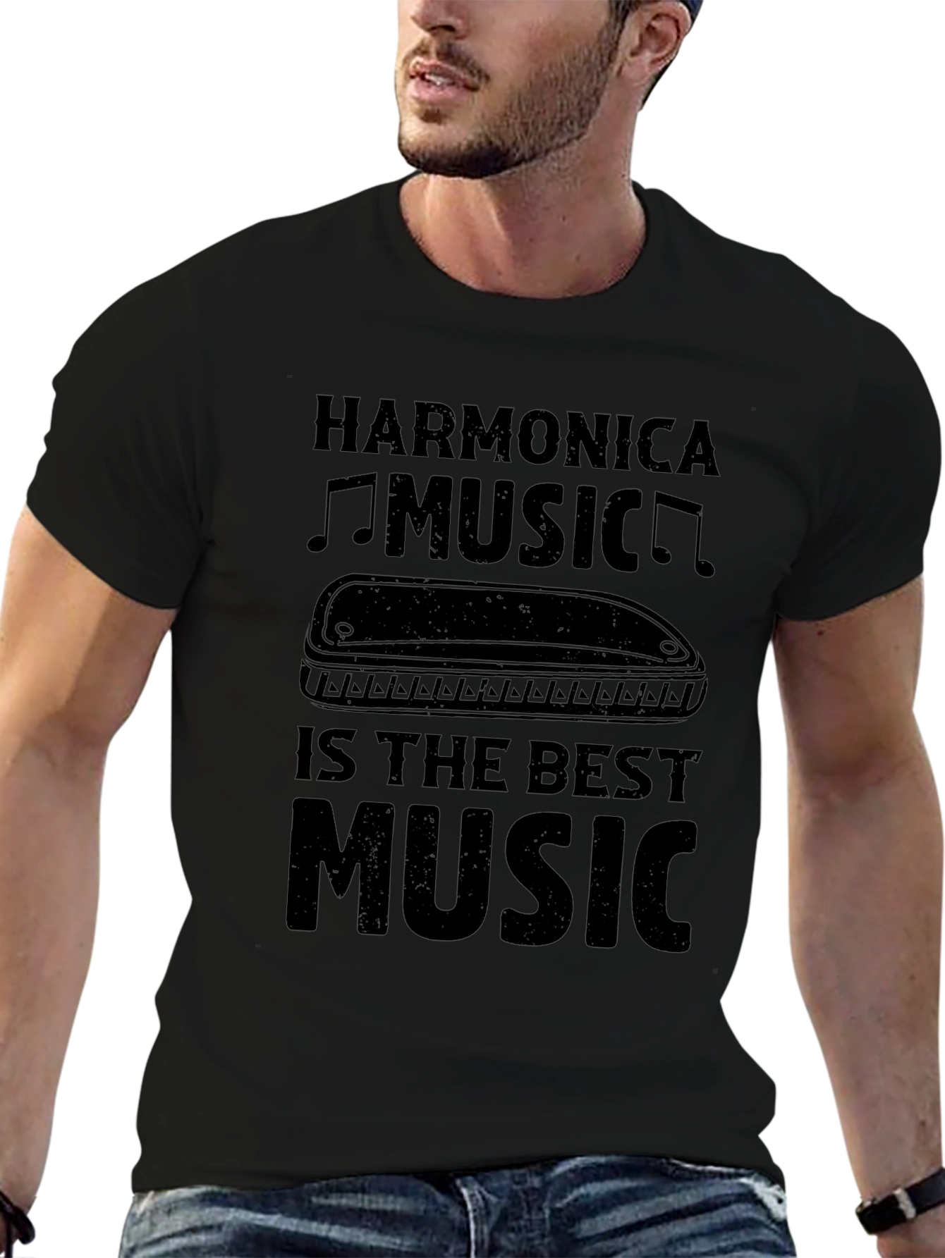 Harmonica Music T-Shirt - Best Music Tee