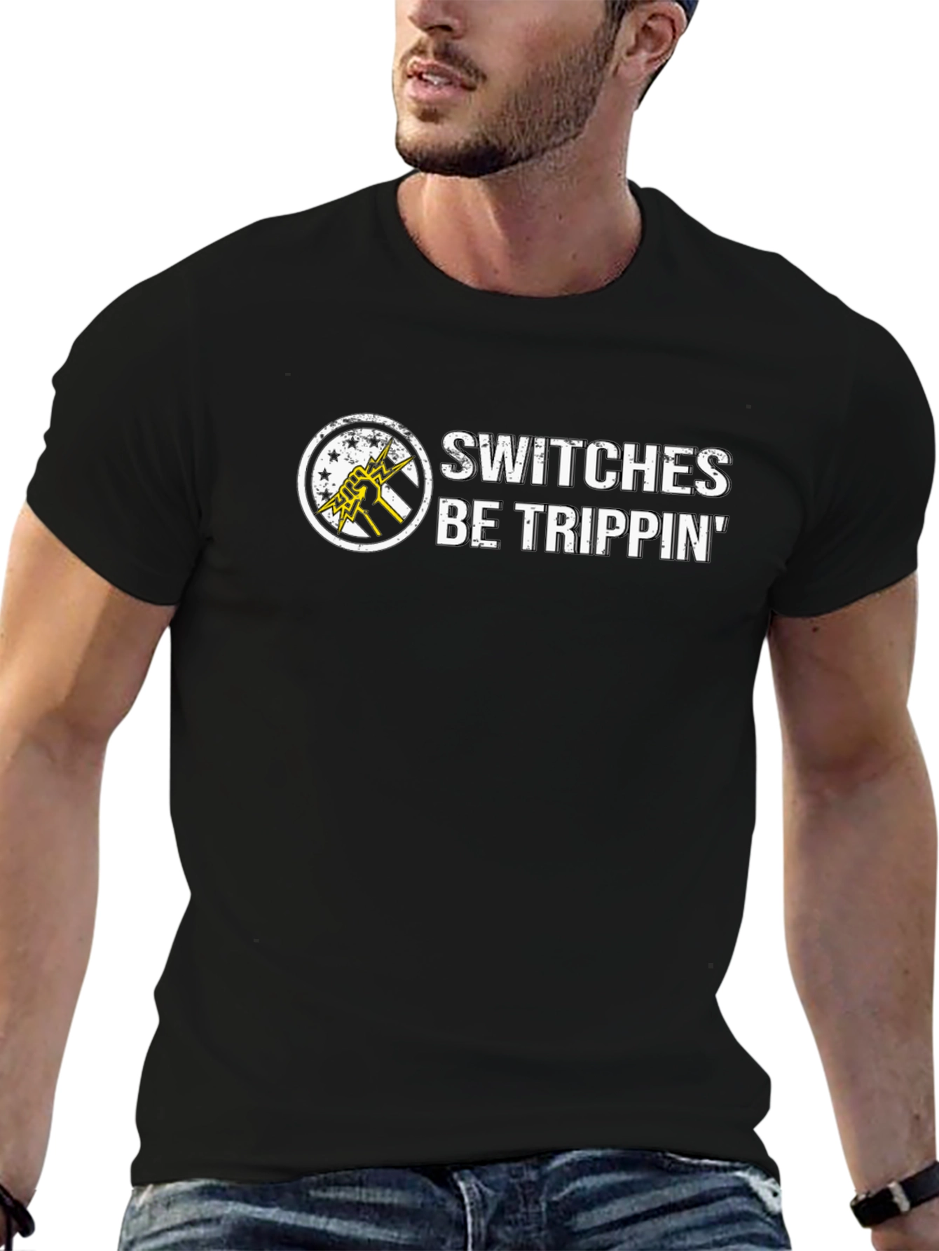 Switches Be Trippin Black T-Shirt
