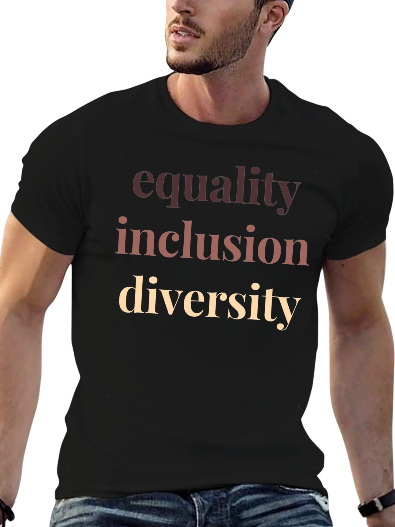 Equality Inclusion Diversity Graphic Tee