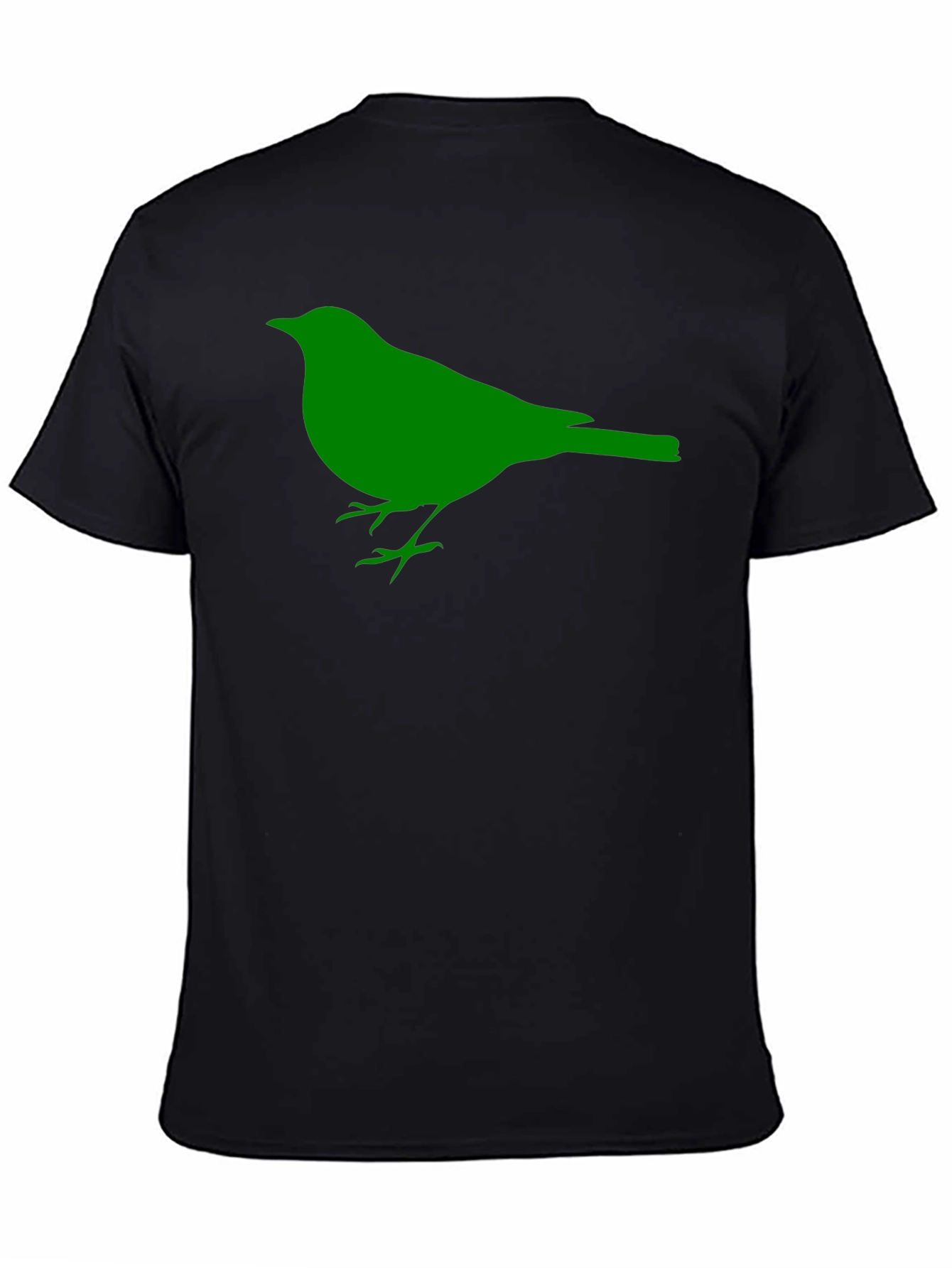 Bird Graphic Tee - Mens Black Short Sleeve