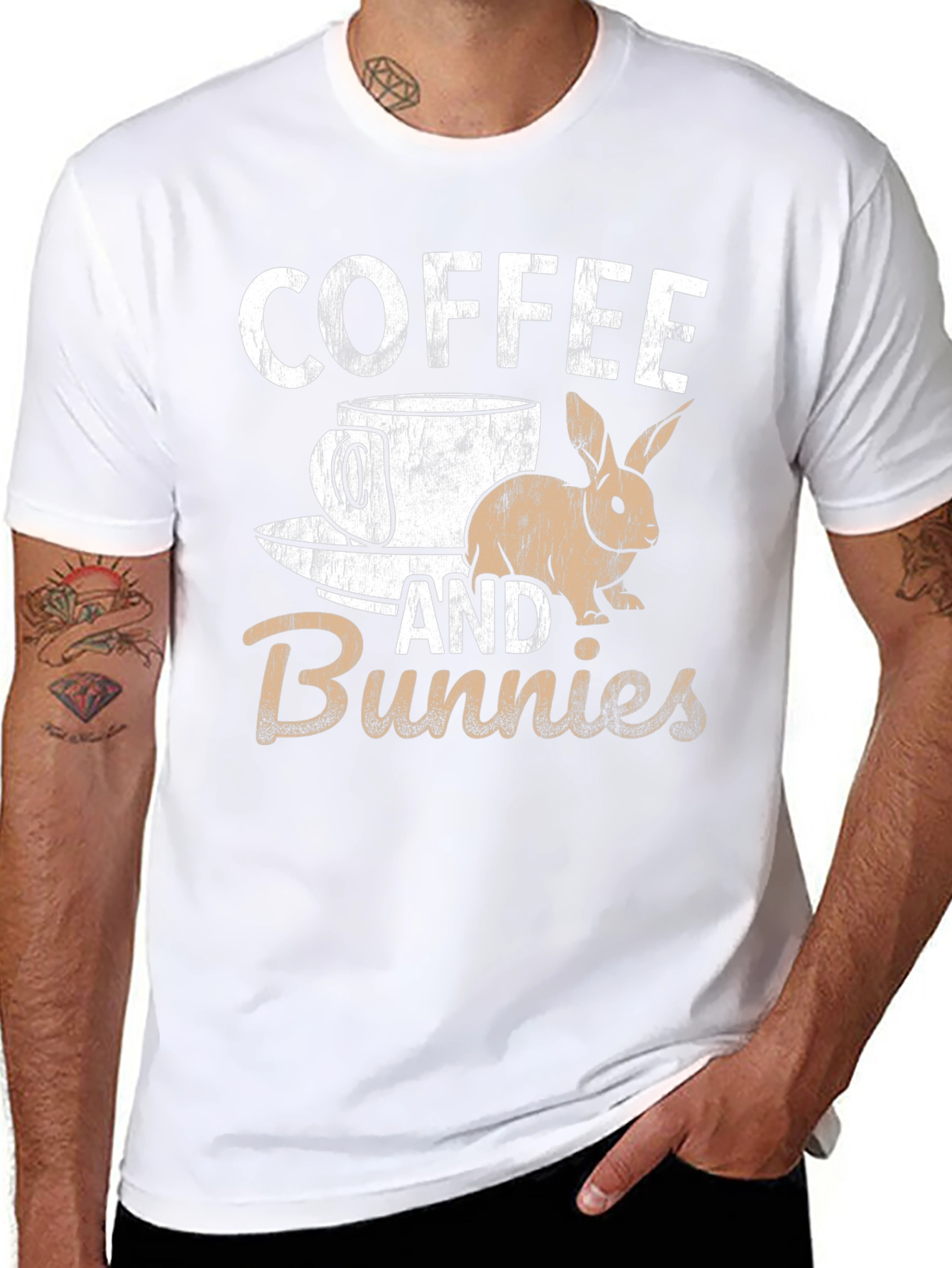 Coffee and Bunnies Graphic Tee