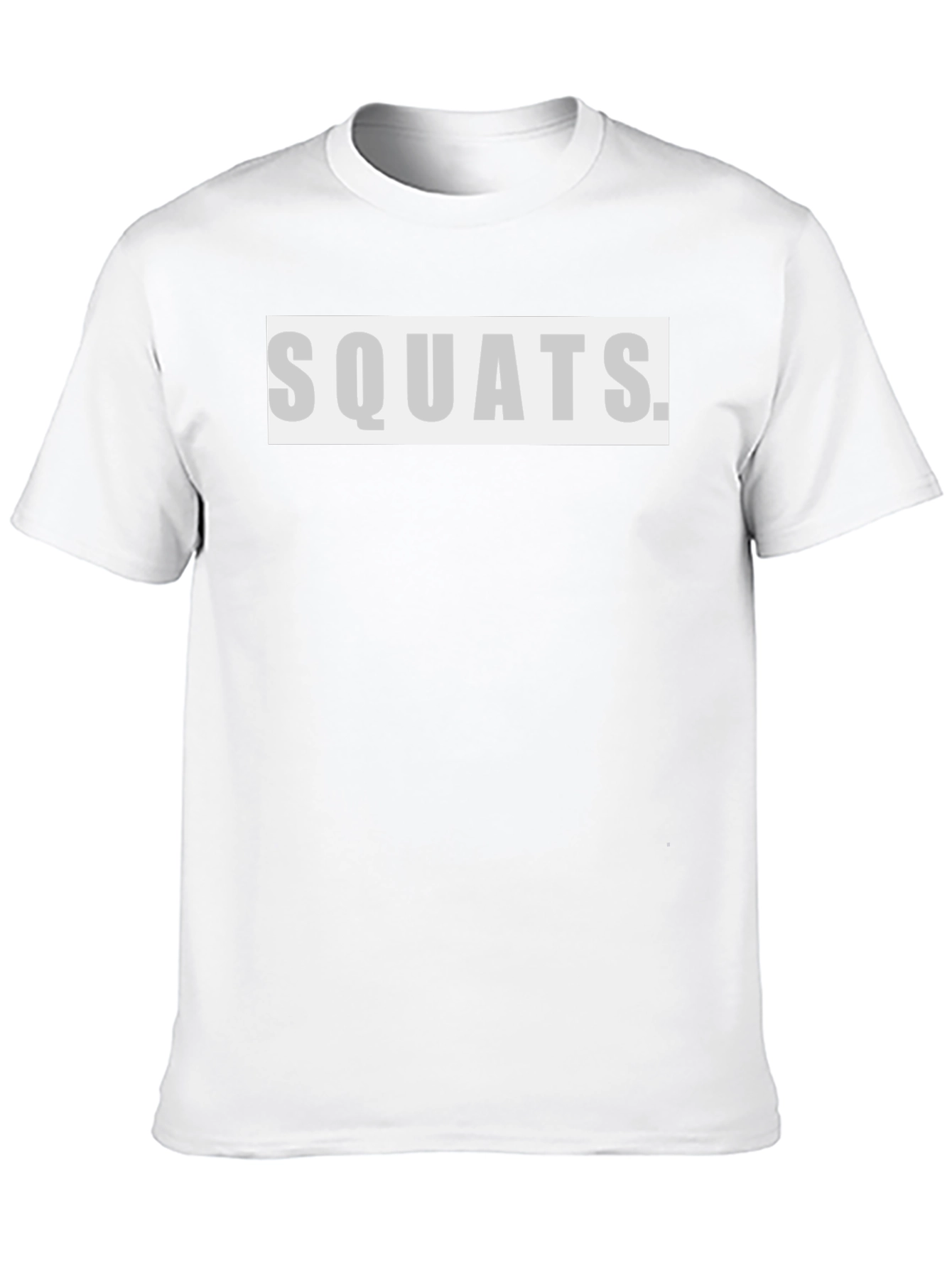 Squats T-Shirt - Black Gym Workout Tee