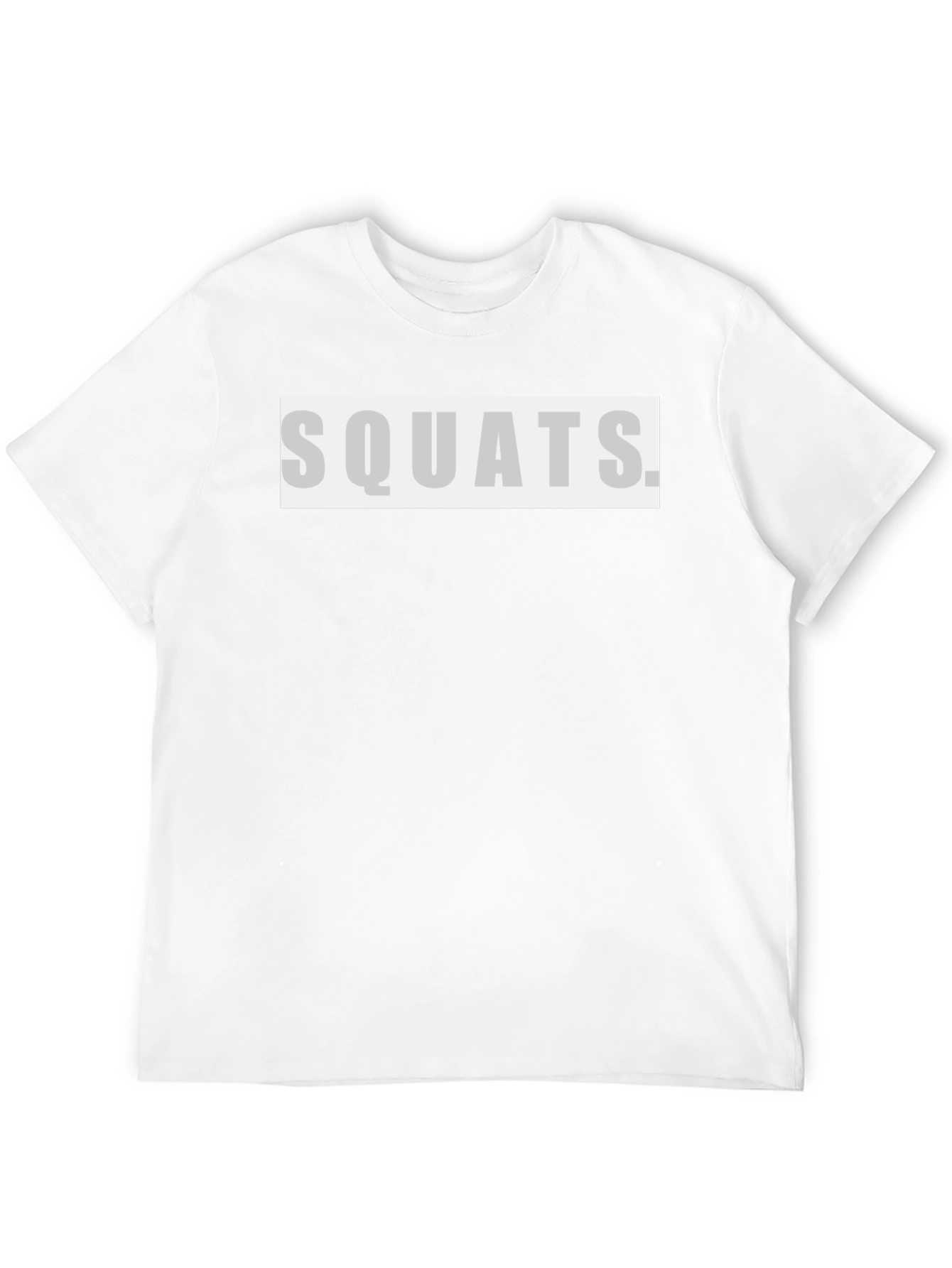 Squats T-Shirt - Black Gym Workout Tee