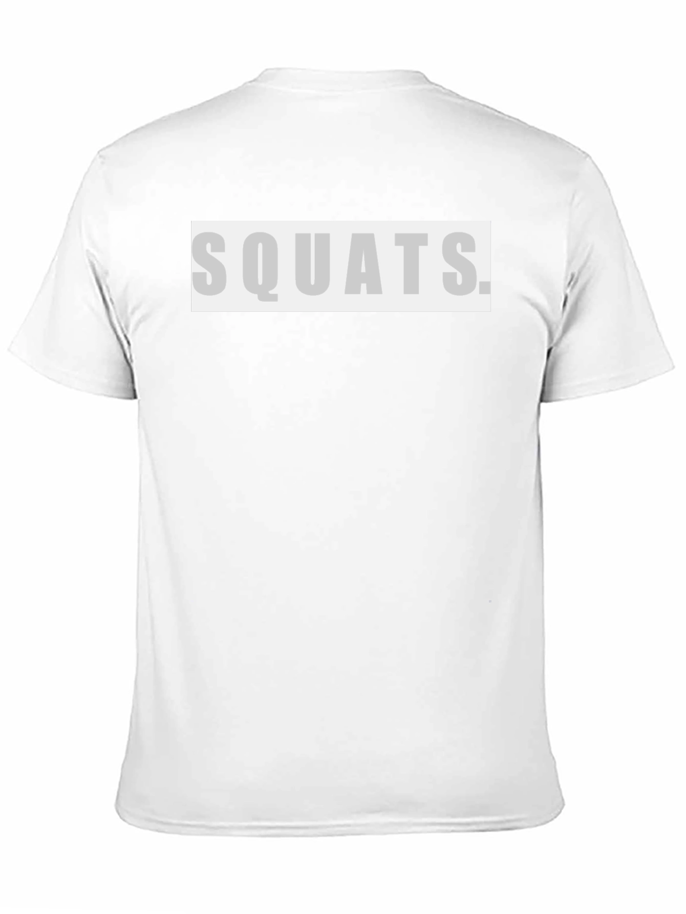Squats T-Shirt - Black Gym Workout Tee