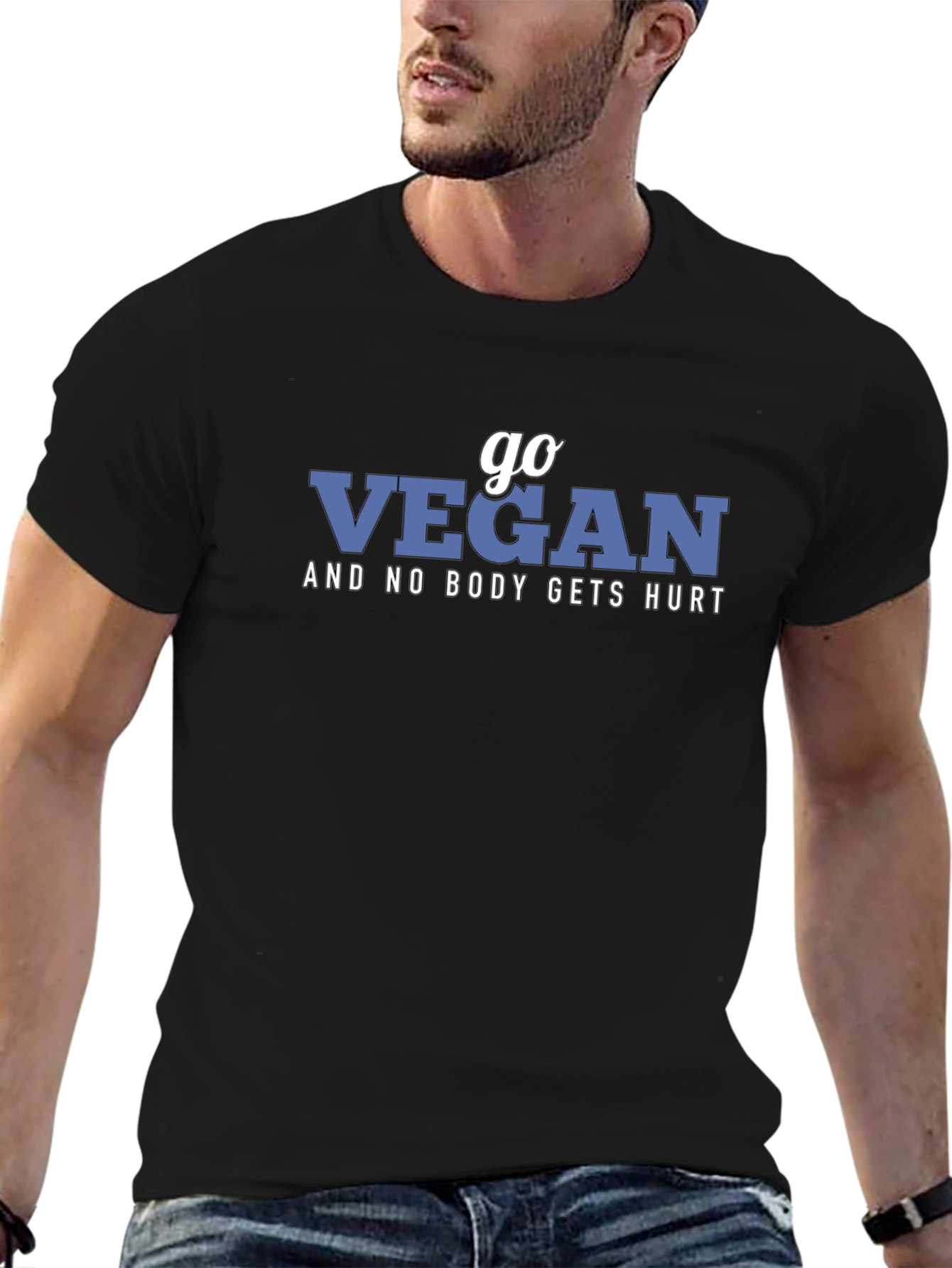 Go Vegan T-Shirt - Protect Animals!