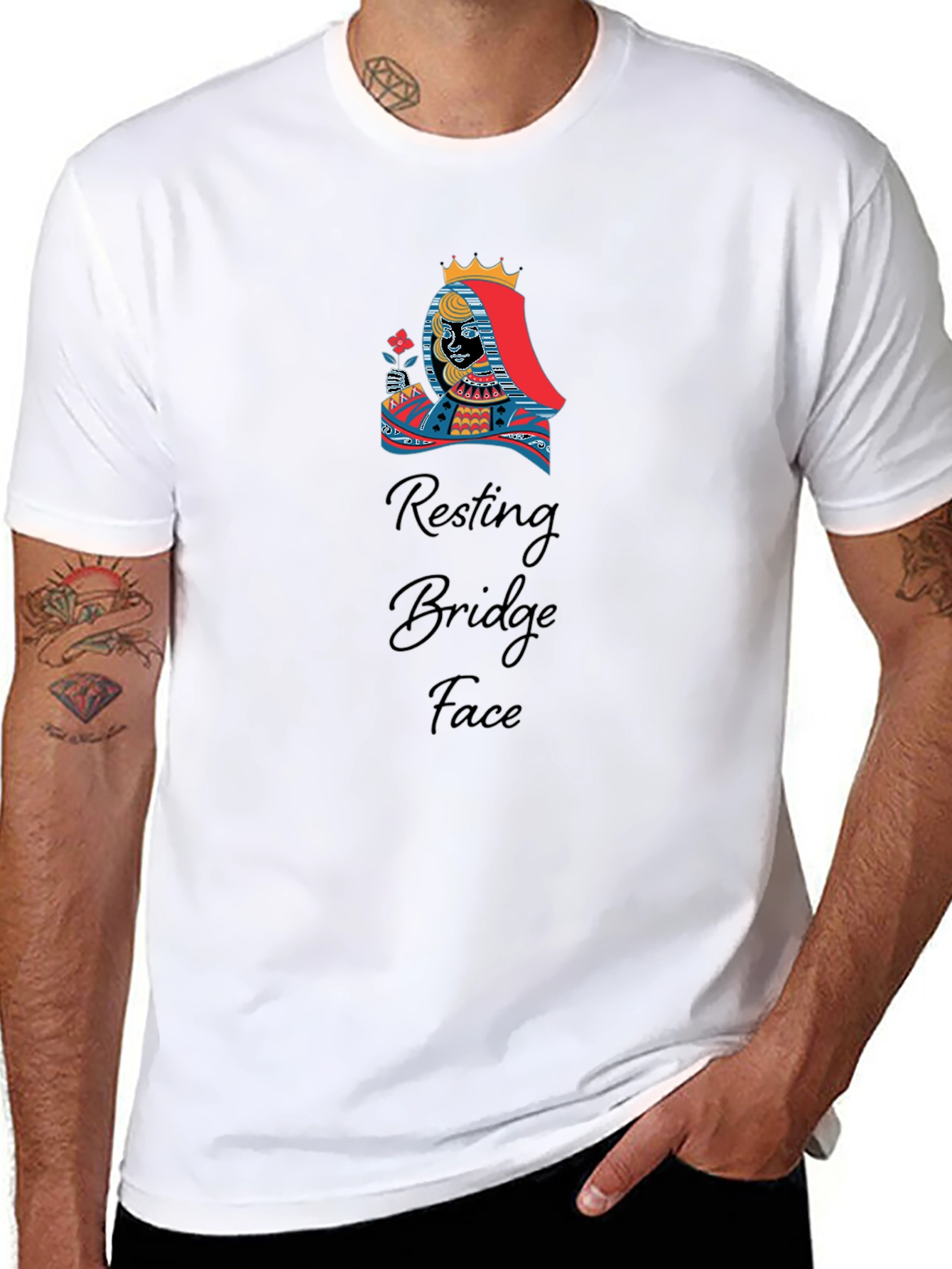 Resting Bridge Face Graphic T-Shirt