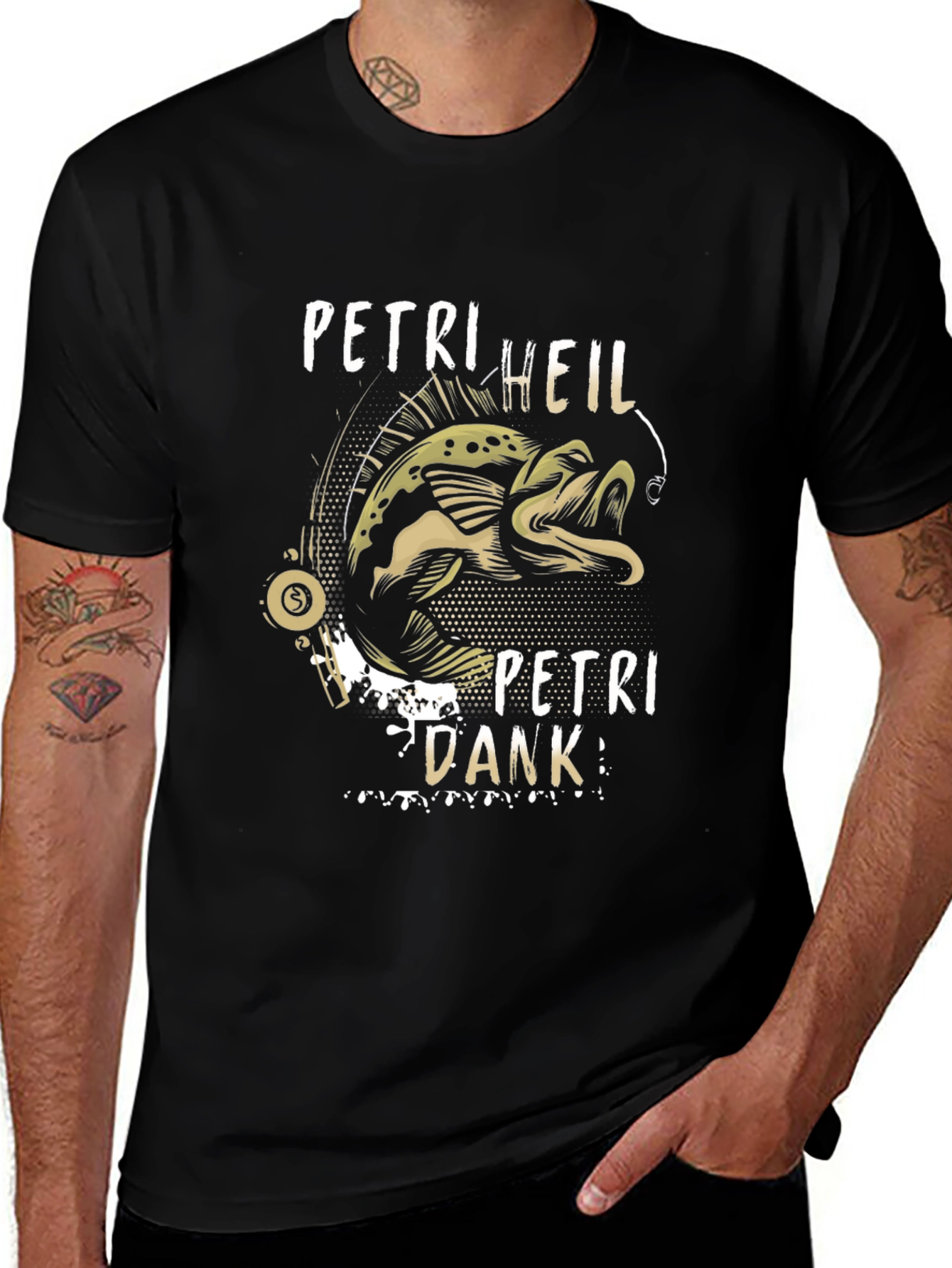 Petri Heil Petri Dank Fishing T-Shirt