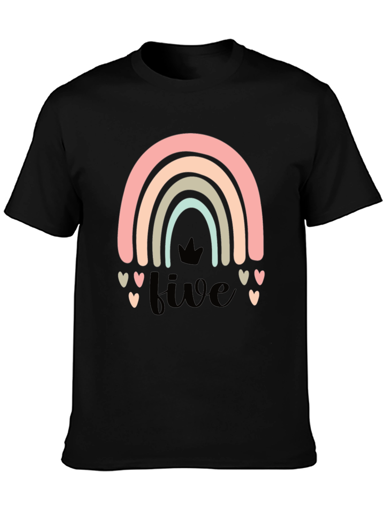 Rainbow Five Birthday T-Shirt
