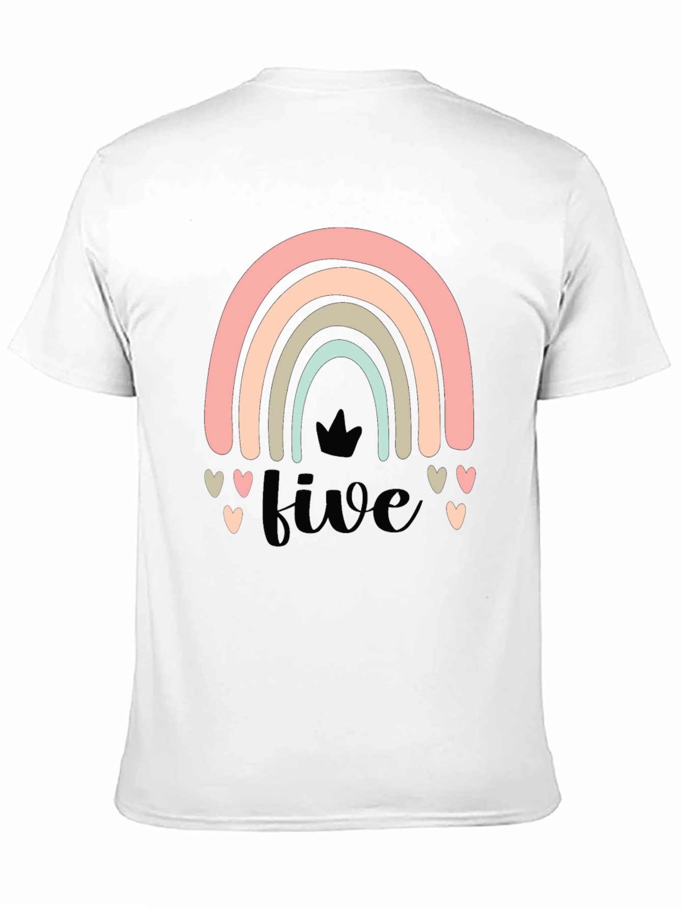 Rainbow Five Birthday T-Shirt