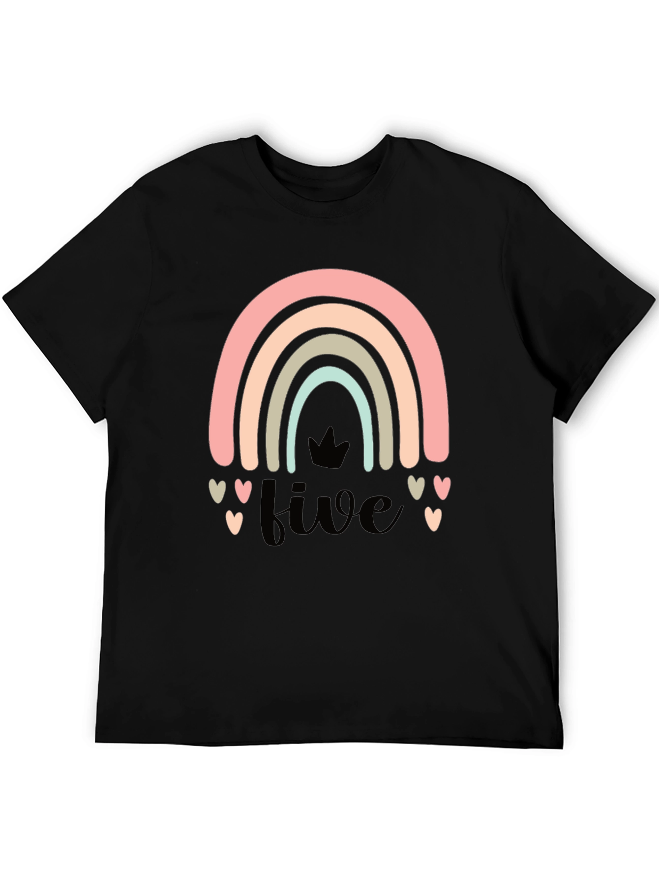 Rainbow Five Birthday T-Shirt
