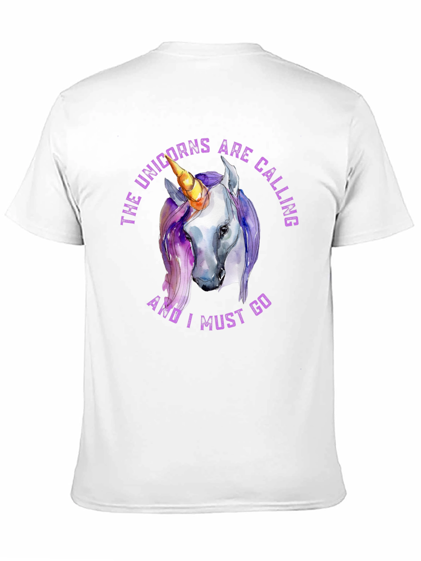 Unicorns are Calling Black T-Shirt