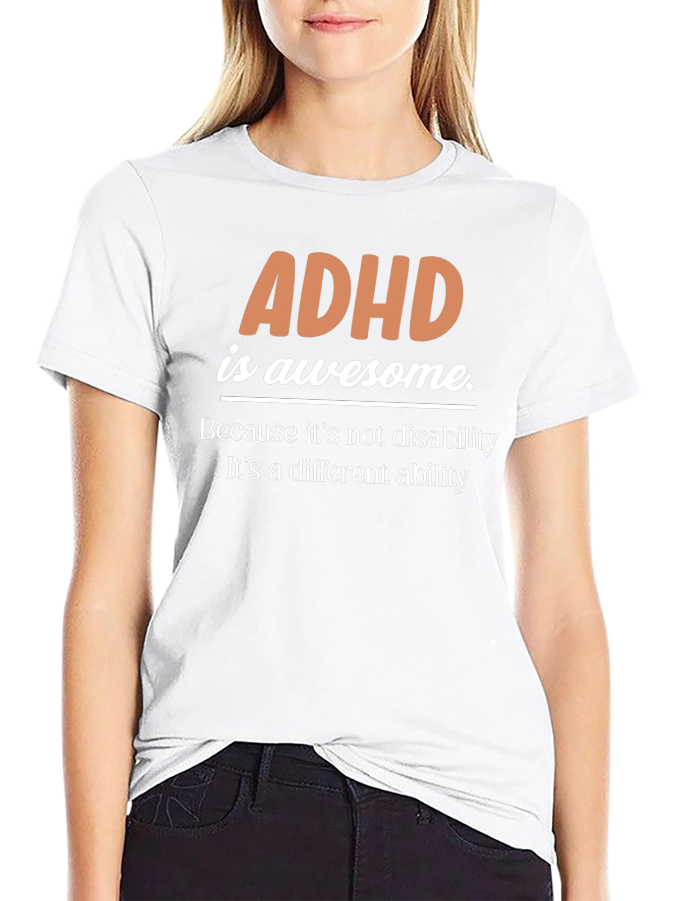 ADHD is Awesome T-Shirt - Unique Ability Awareness Tee