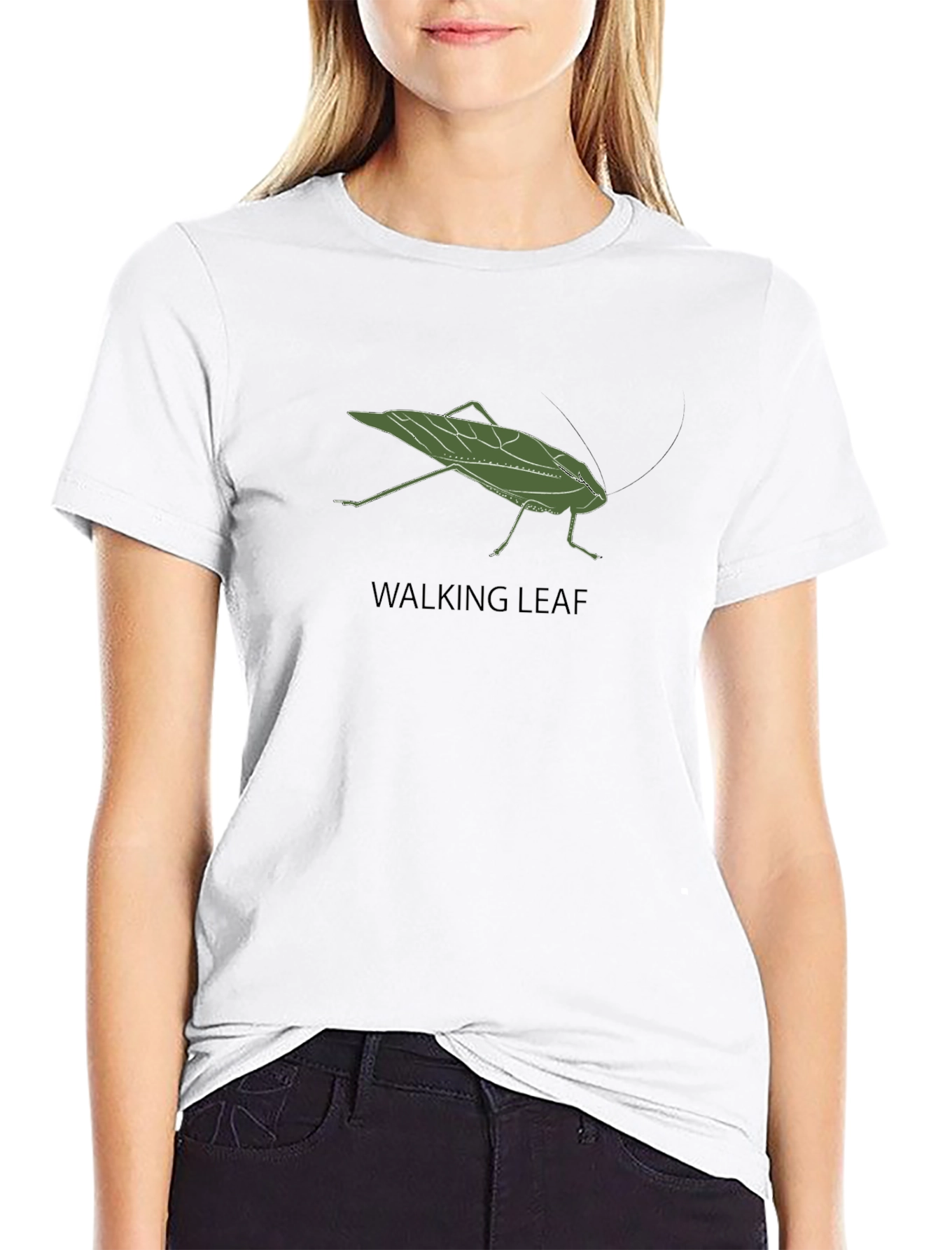Walking Leaf Graphic Tee - Nature Inspired Design