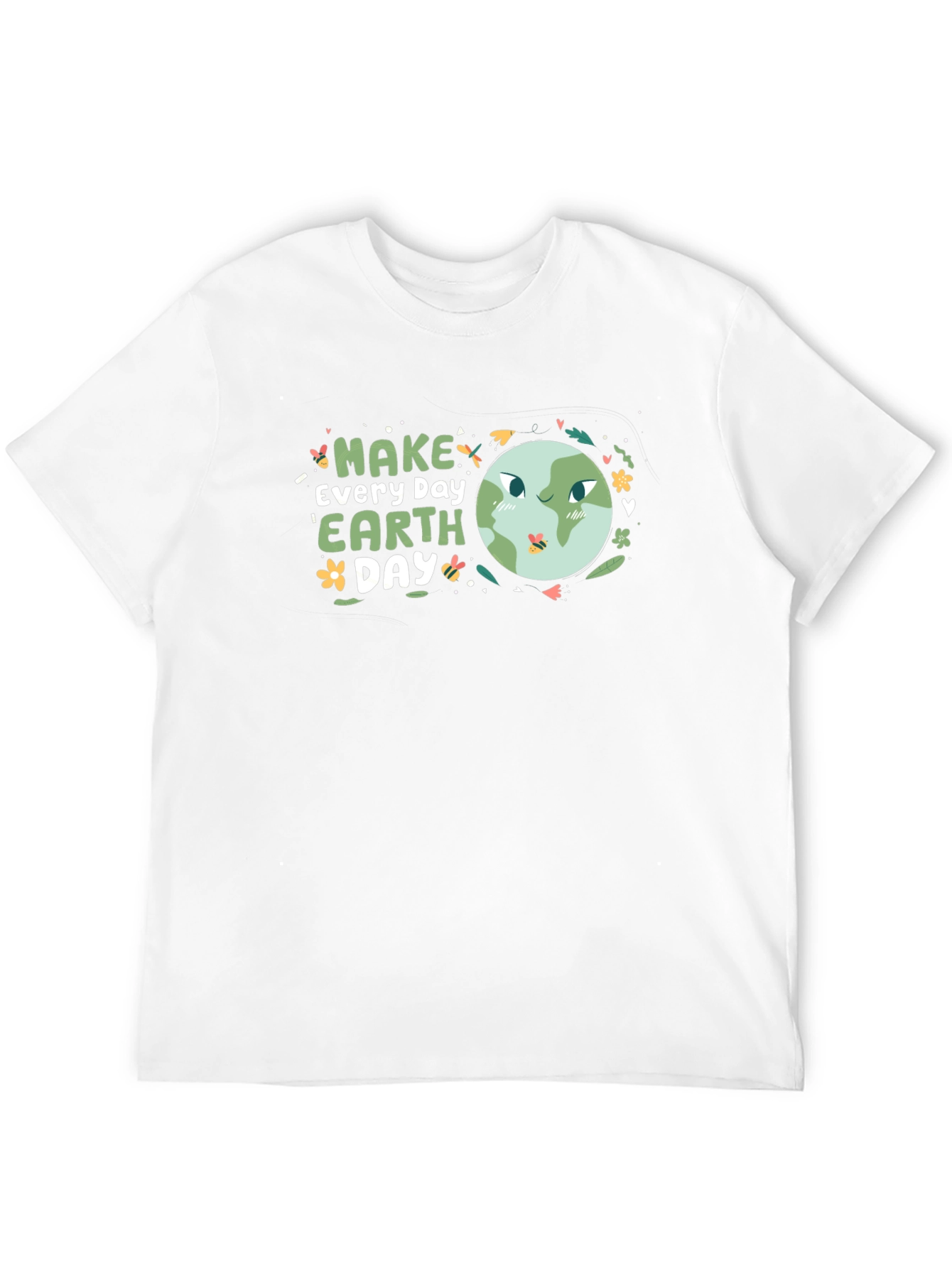 Earth Day T-Shirt - Black Graphic Tee