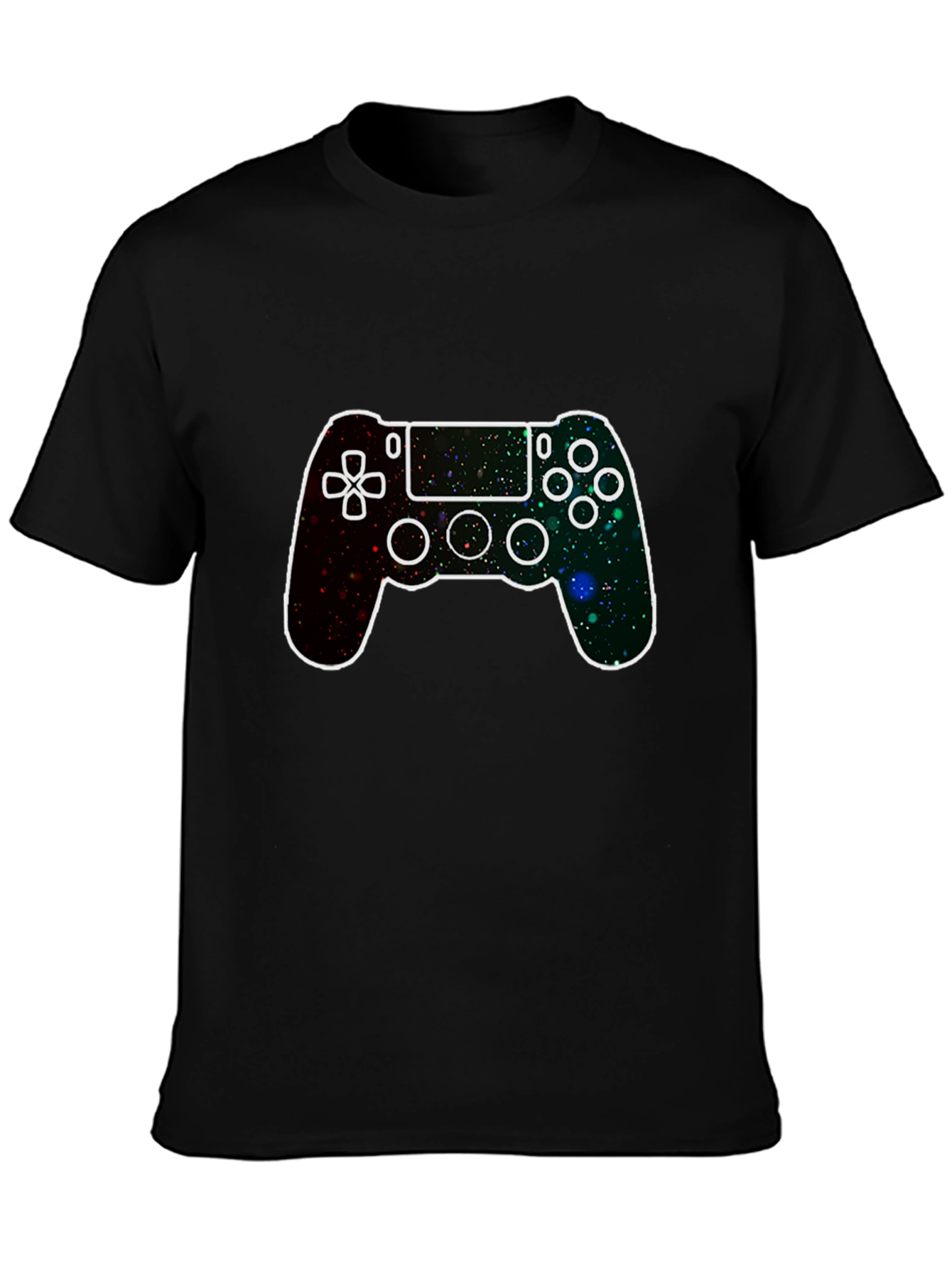 Gaming Galaxy Controller T-Shirt - Black