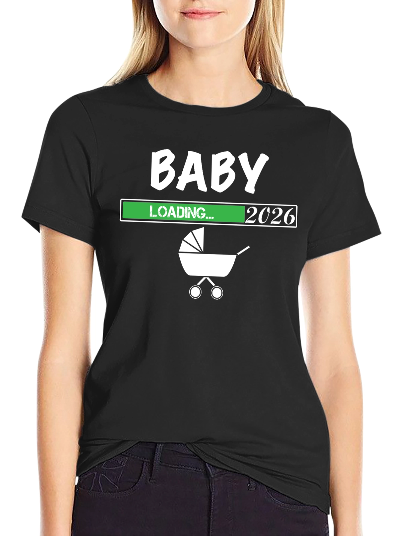 Baby Loading 2026 T-Shirt: New Dad Gift